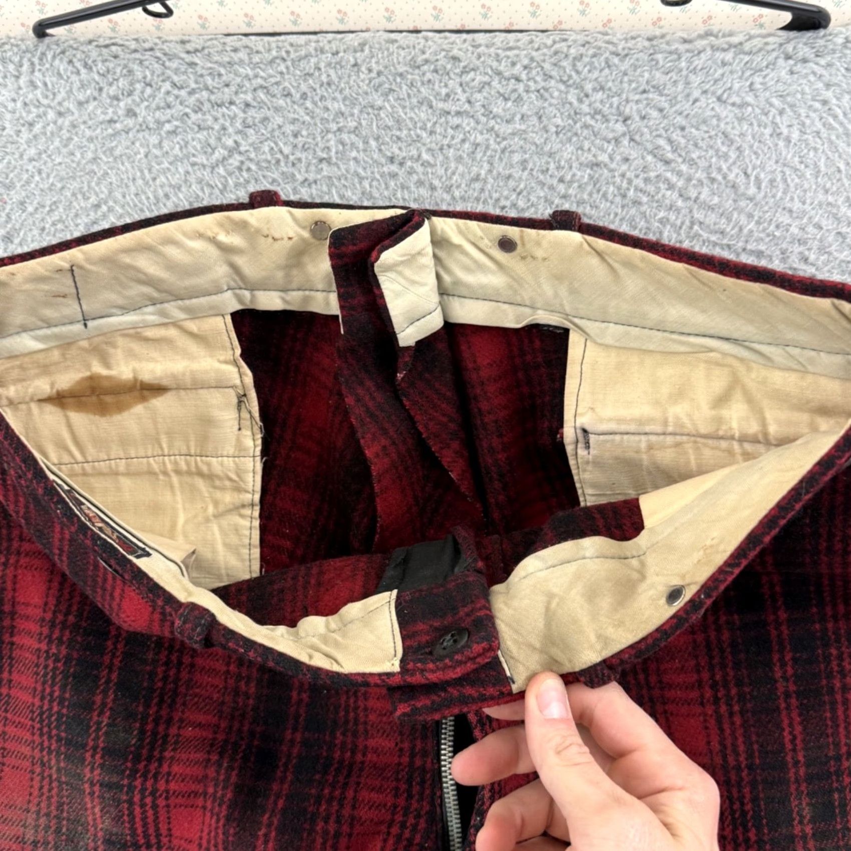 Vintage VINTAGE Woolrich Pants Mens 36x27 Buffalo Plaid Wool 50s Hunting Heavy Outdoor Size US 36 / EU 52 - 5 Thumbnail