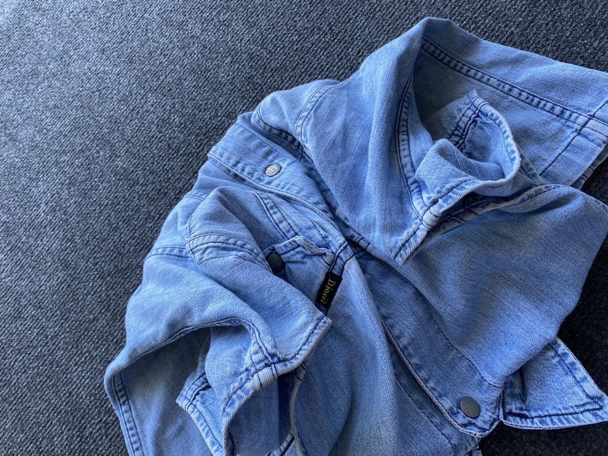 Diesel 🔥90s Diesel Tank top Shirt button up denim rare goth emo Size L / US 10 / IT 46 - 10 Thumbnail