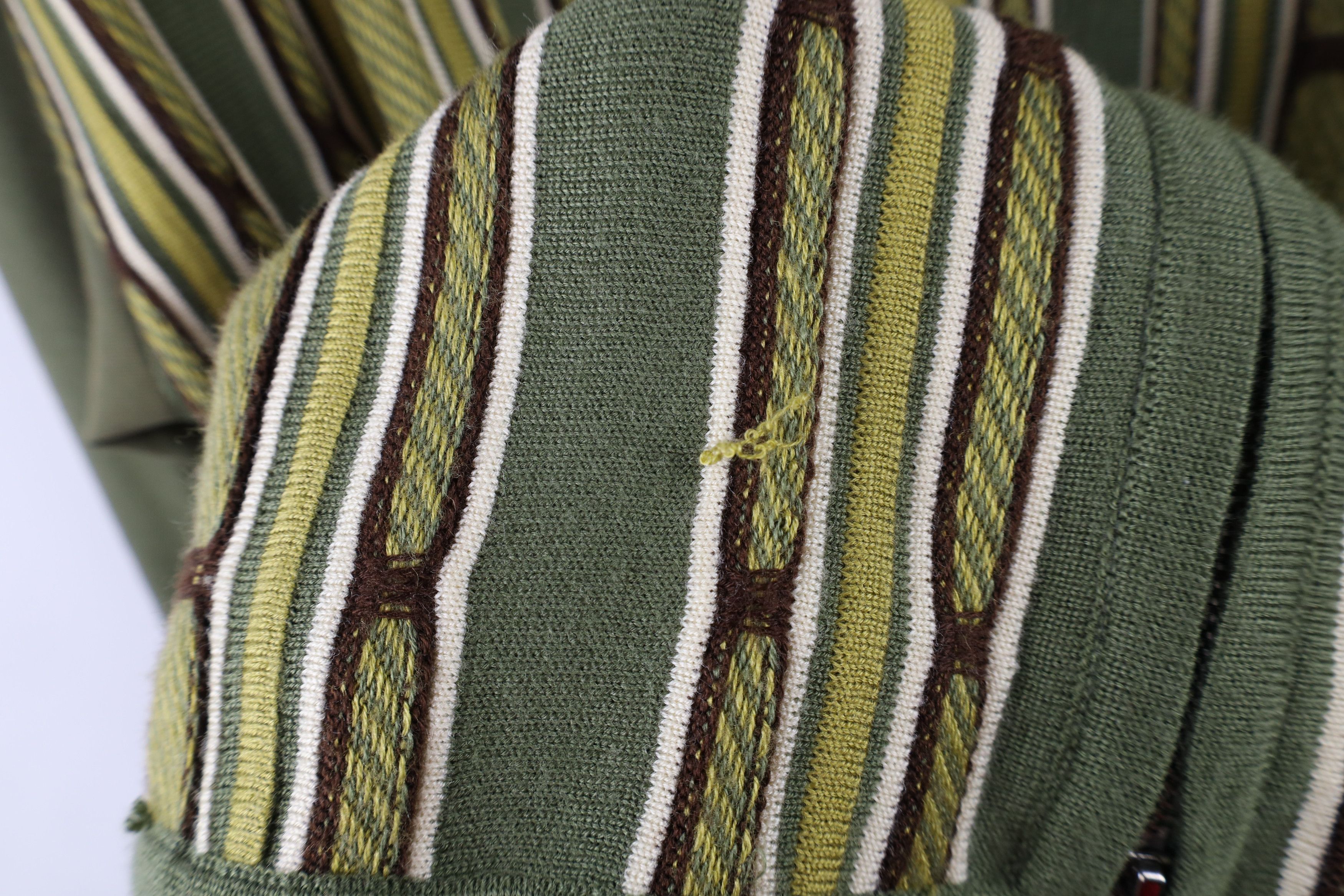 Vintage Vintage 90s Coogi Style Bassmaster Full Zip Collared Shirt Size US XXL / EU 58 / 5 - 5 Thumbnail