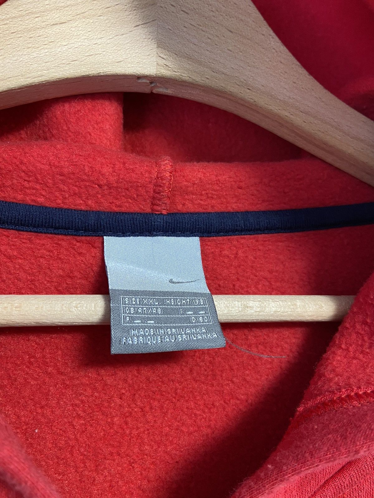 Vintage Nike Vintage Zip Hoodie Y2K style logo arsenal 90’s Size US XXL / EU 58 / 5 - 10 Thumbnail