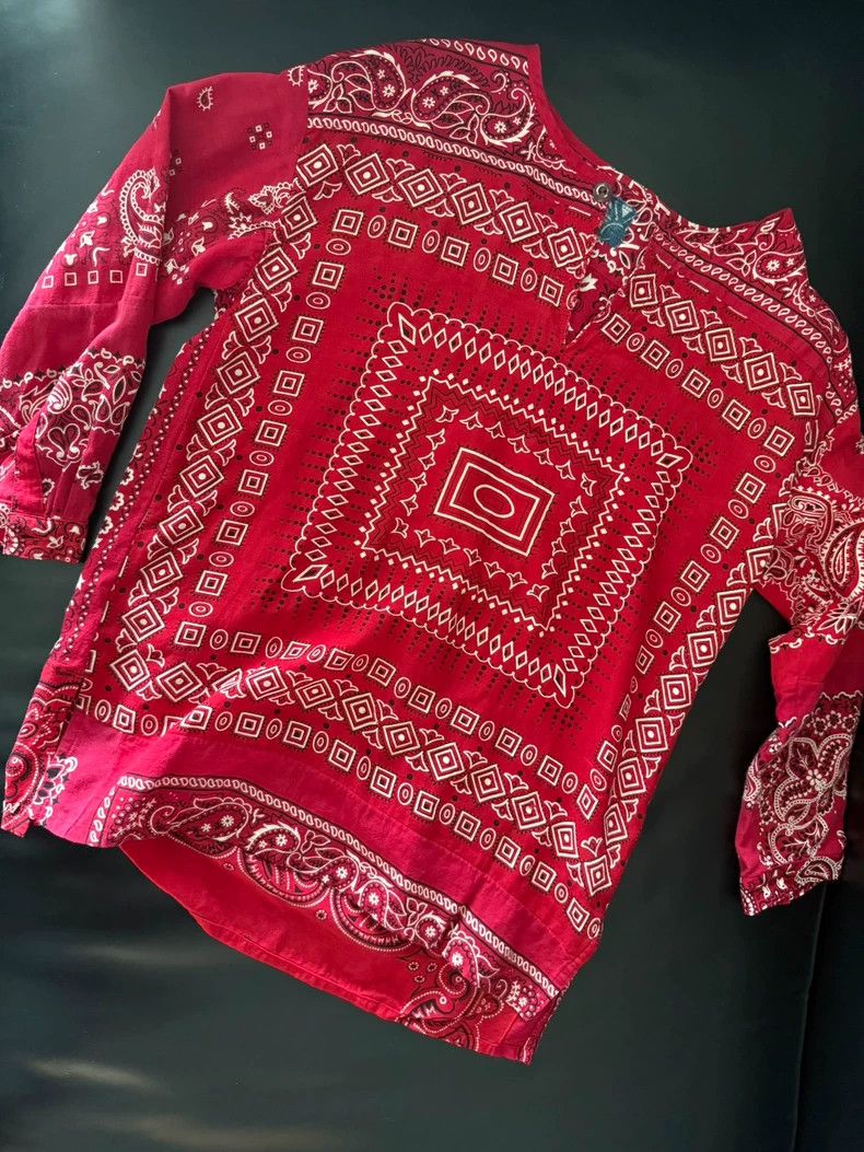 Visvim visvim size 2 16ss Kerchief Tunic Bandana Shirt 2505-Next Size M / US 6-8 / IT 42-44 - 1 Thumbnail