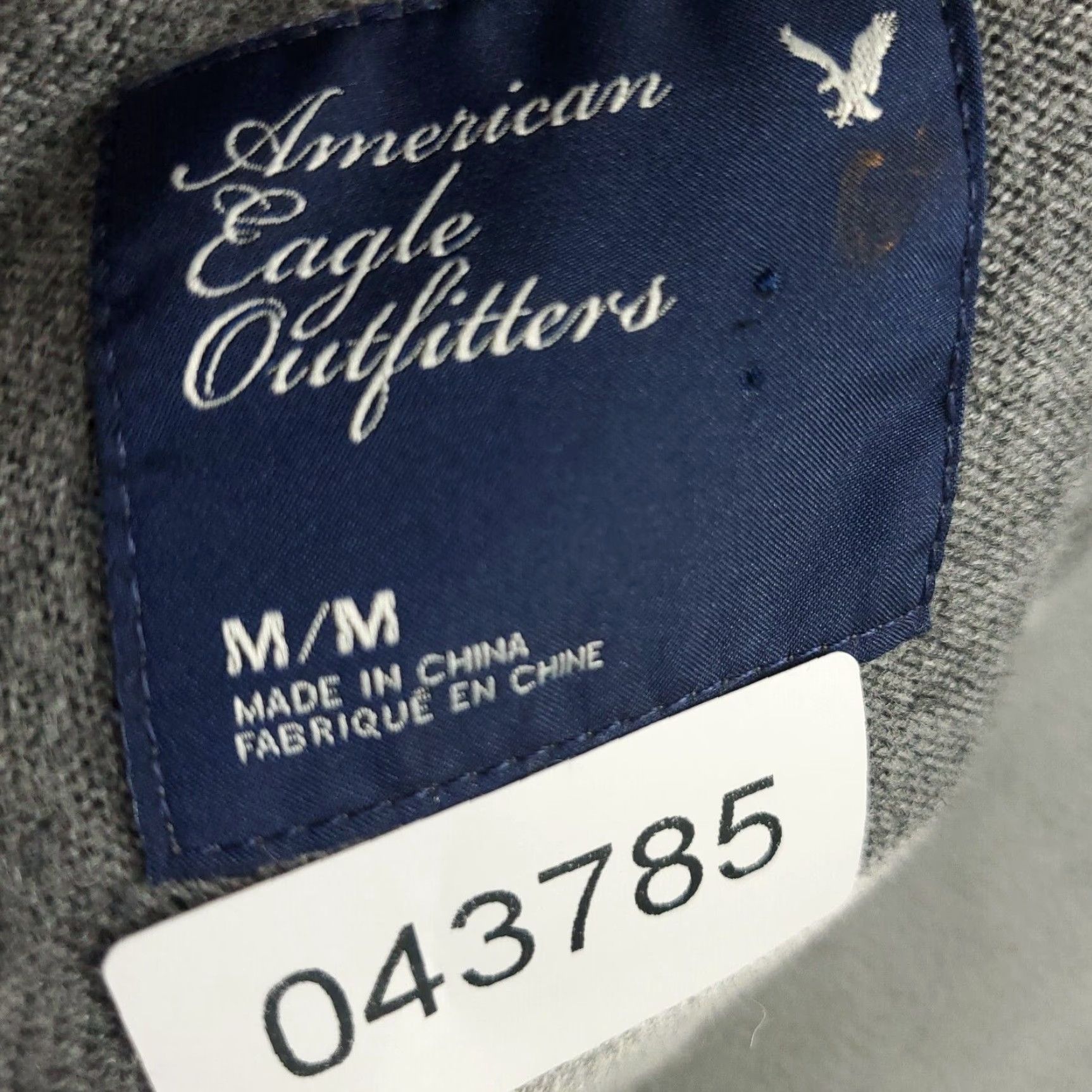 American Eagle Outfitters VINTAGE American Eagle Womens Sweater Pullover M Gray Striped Knit Casual Fall Winter Size M / US 6-8 / IT 42-44 - 8 Thumbnail