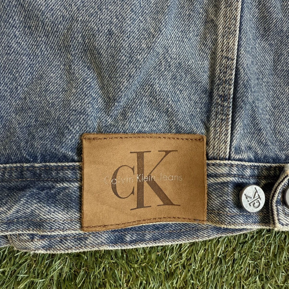 Calvin Klein Vintage Calvin Klein Denim Jacket Mens M Oversized Fits L Size US M / EU 48-50 / 2 - 5 Thumbnail