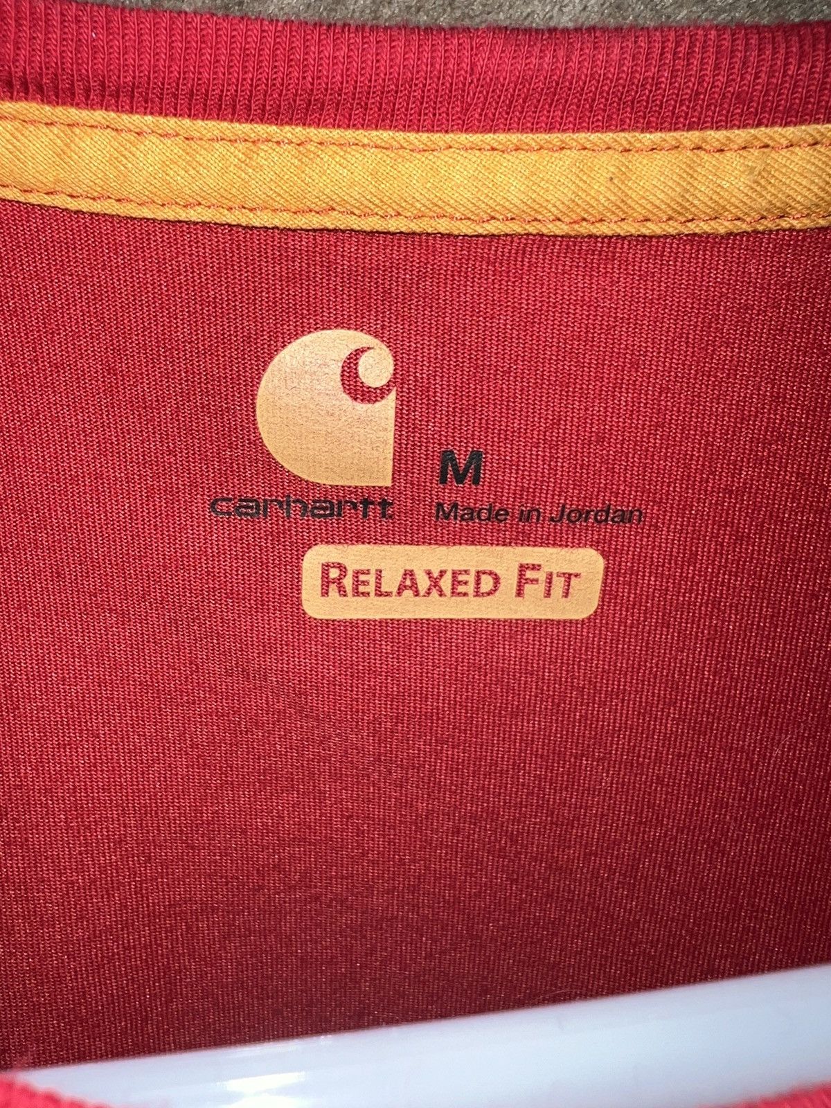 Carhartt Carhartt Men’s Relaxed Fit T Shirt Red Size Medium Size US M / EU 48-50 / 2 - 3 Thumbnail