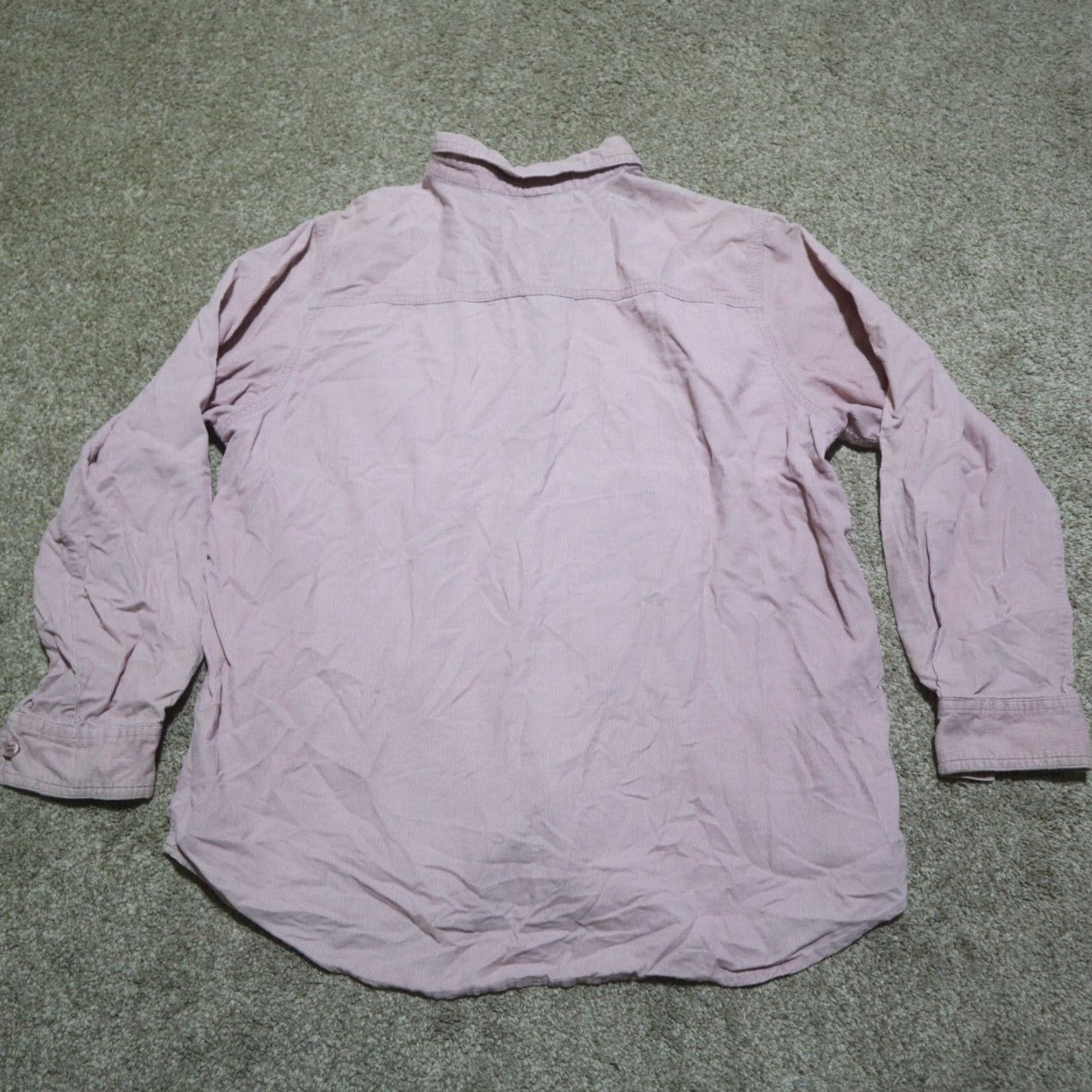 Vintage Lauren Brooke Shirt Women's L Large Light Pink Flowers Long Sleeve Button Up Women's Size L / US 10 / IT 46 - 8 Thumbnail
