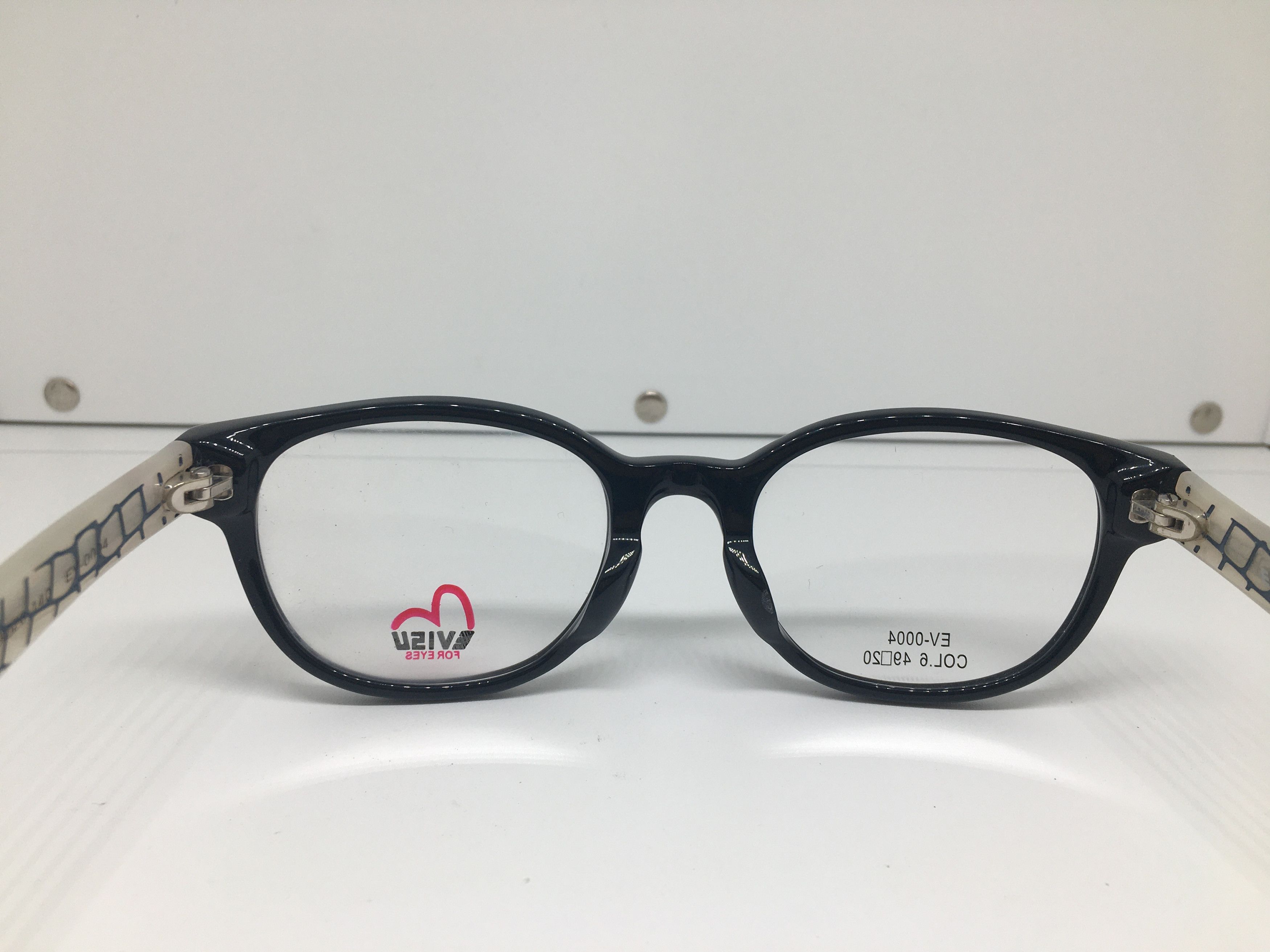 Evisu Evisu EV-0004 Keyhole Bridge Eyeglasses Frame Size ONE SIZE - 5 Thumbnail