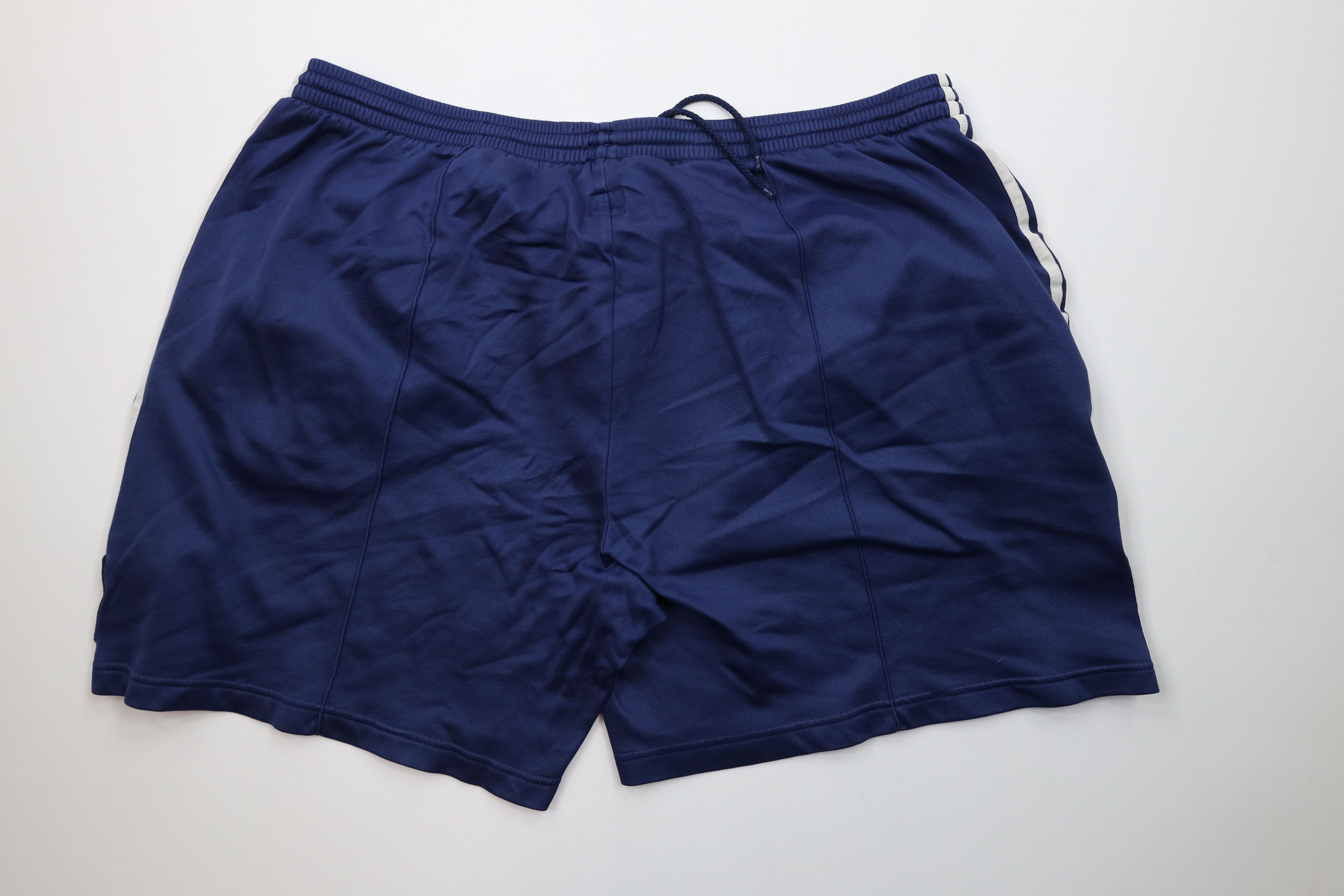 Adidas Vintage Adidas Trefoil Logo Striped Above Knee Shorts Blue Size US 36 / EU 52 - 9 Thumbnail