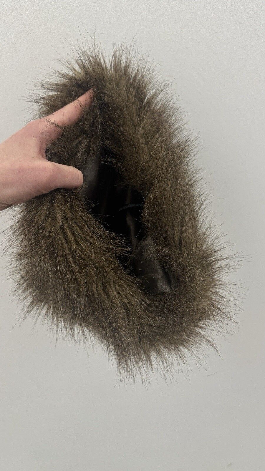 Marks & Spencer Marks & Spencer Faux fur Brown y2k Hat 2000`s Size ONE SIZE - 4 Thumbnail