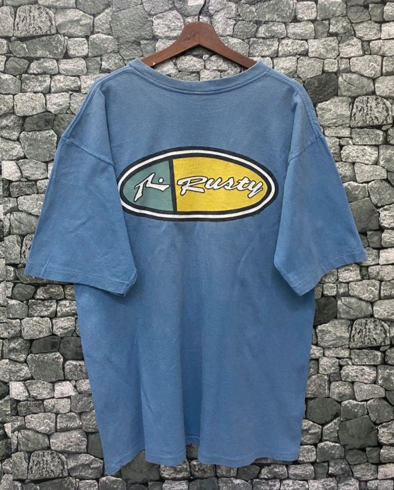 Rusty Vintage 90s Rusty Surfing Tshirt Size US L / EU 52-54 / 3 - 1 Thumbnail