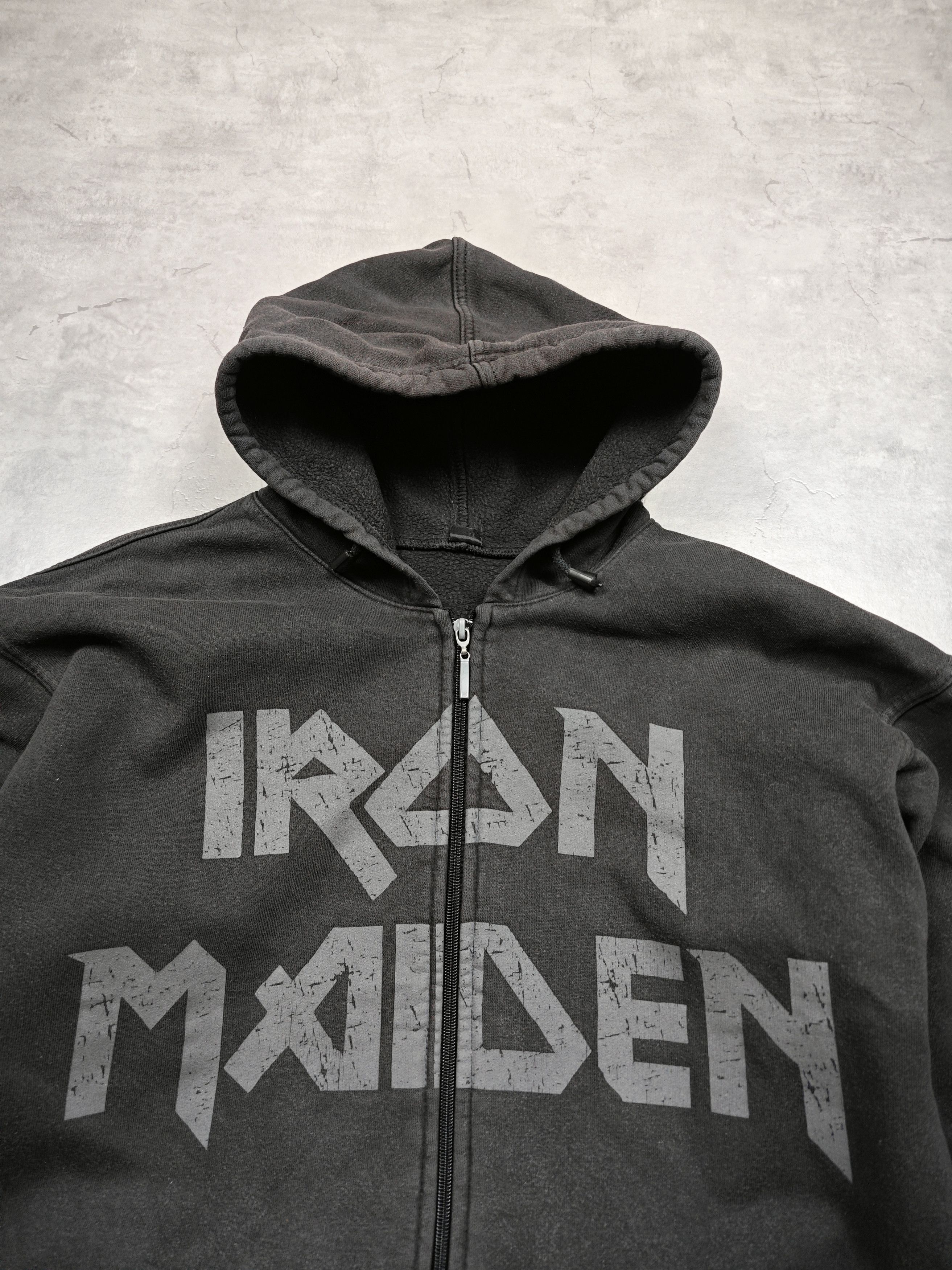 Iron Maiden × Vintage Iron Maiden vintage zip up hoodie Size US M / EU 48-50 / 2 - 2 Thumbnail