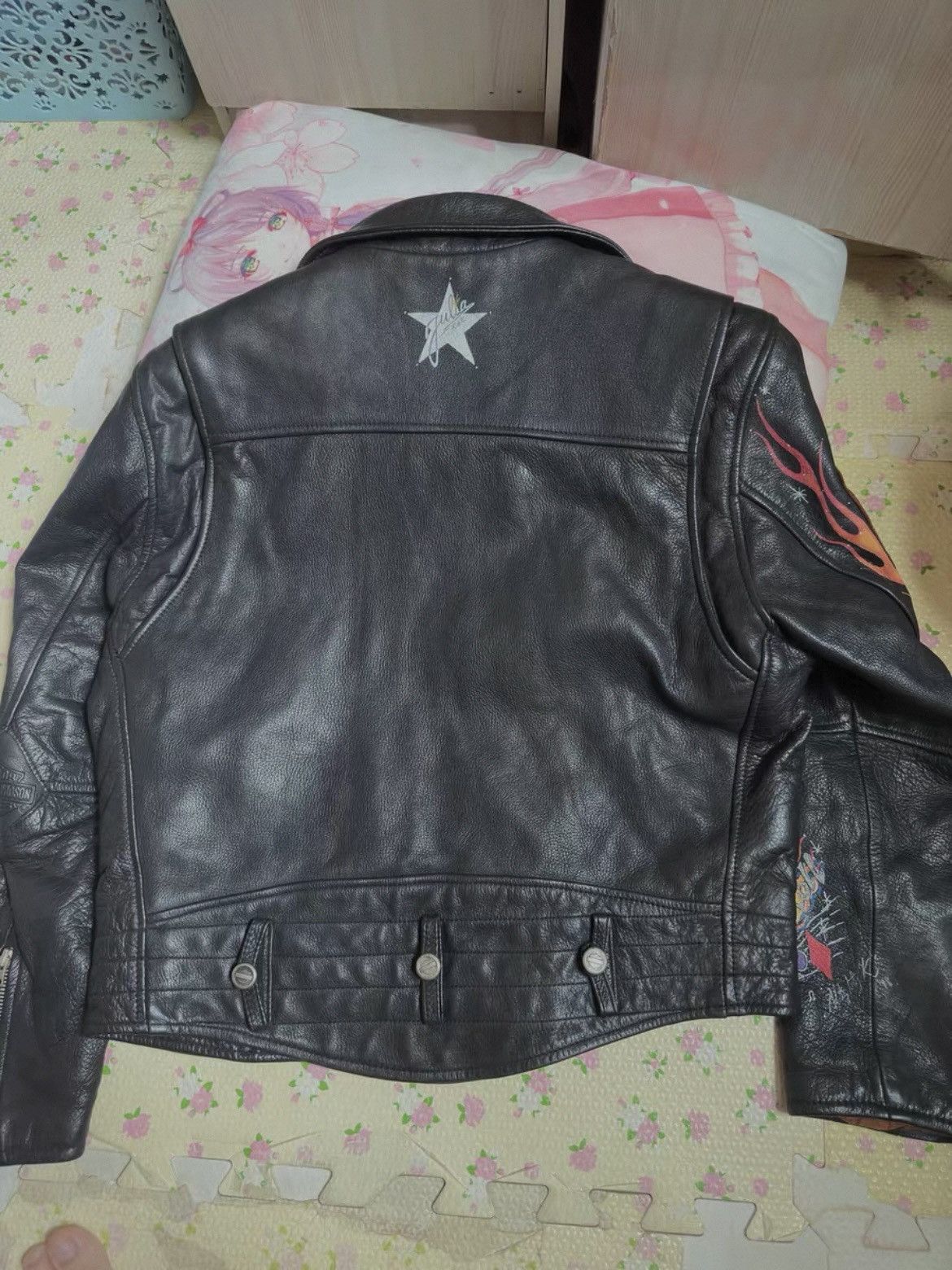 Harley Davidson 80s Harley-Davidson Cavaliers Leather Jacket – Vintage Size US M / EU 48-50 / 2 - 2 Thumbnail