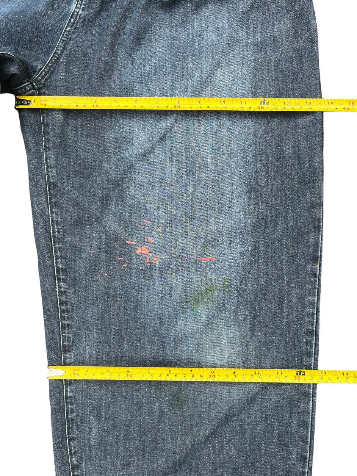 Other Vintage Jnco Style Paint Splattered Navy Washed Baggy Jeans Size 24" / US 00 / IT 34 - 13 Thumbnail