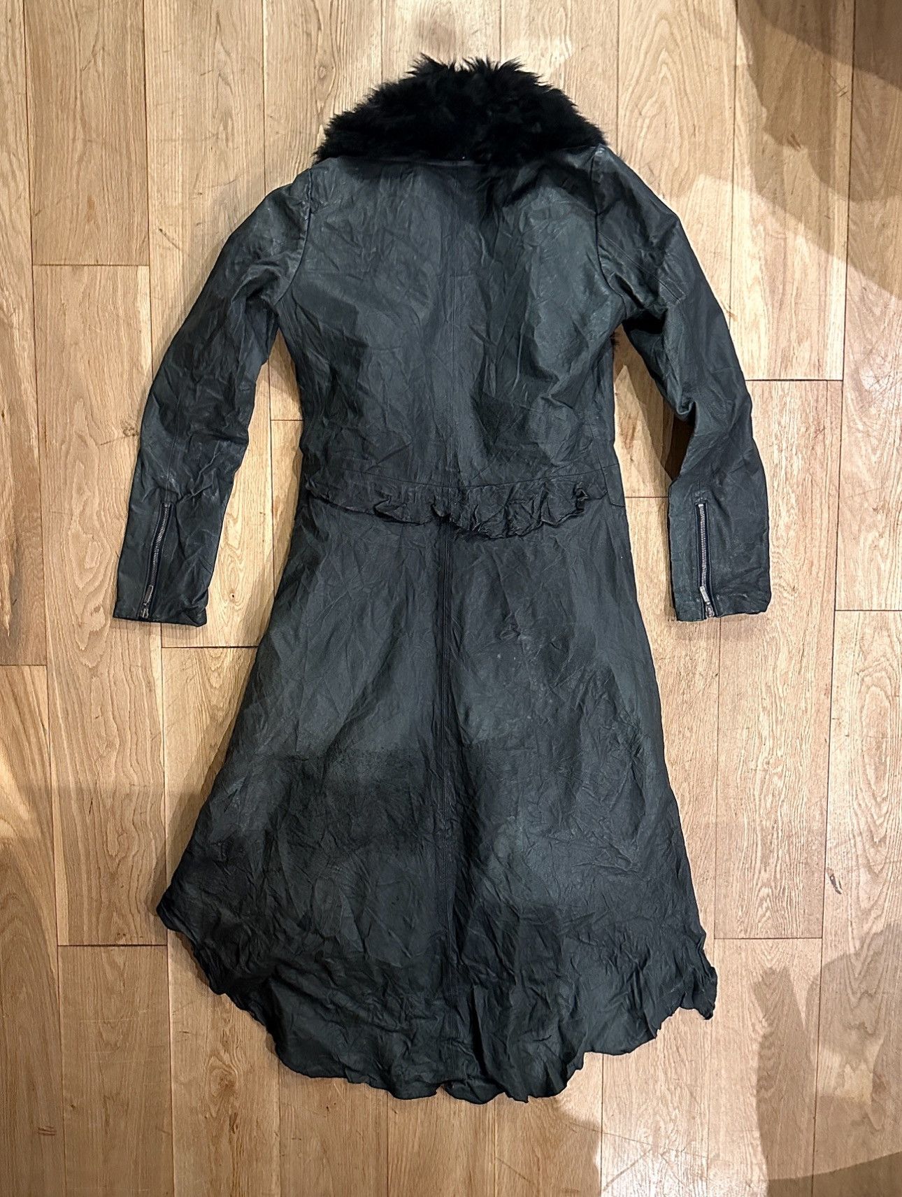 Yasuyuki Ishii FW07 Yasuyuki Ishii Pig-Leather Long Coat 🐷 Size US M / EU 48-50 / 2 - 2 Thumbnail