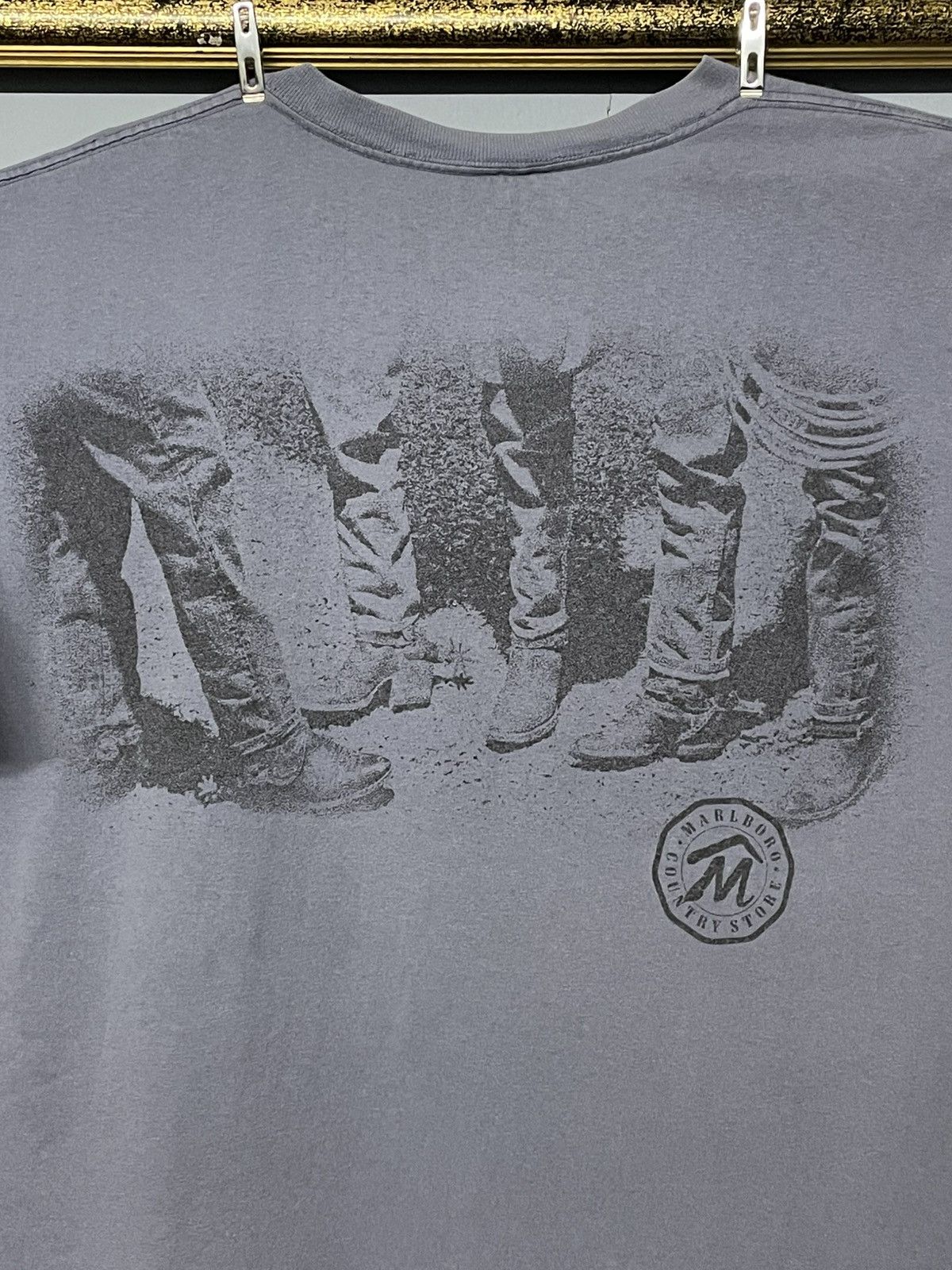 Marlboro Vintage 90s Single Stitch Marlboro Boots Rugged Western Size US XL / EU 56 / 4 - 3 Thumbnail