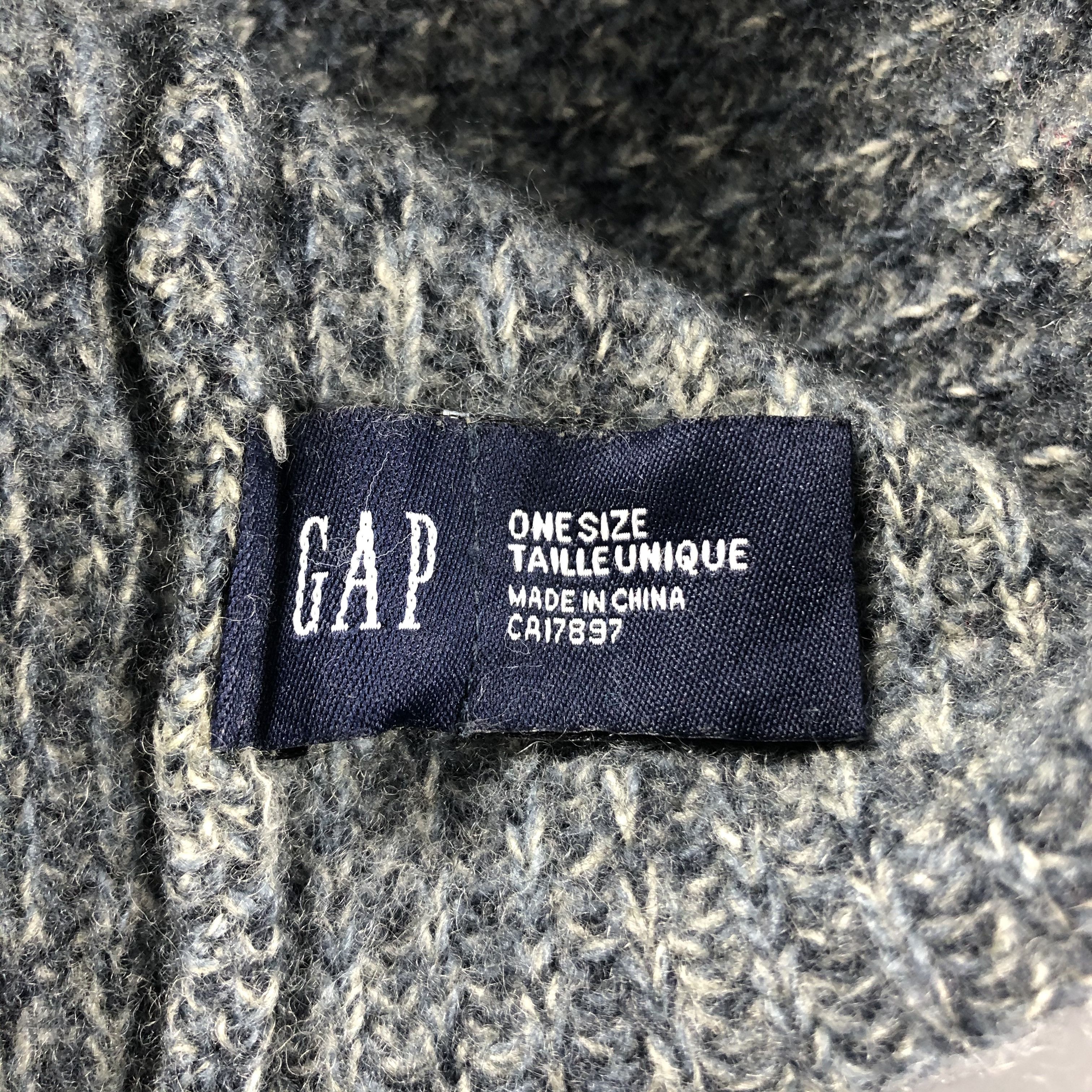 Gap × Vintage Gap Fisherman Beanie Snow Hat Snow Cap -D133 Size ONE SIZE - 4 Thumbnail
