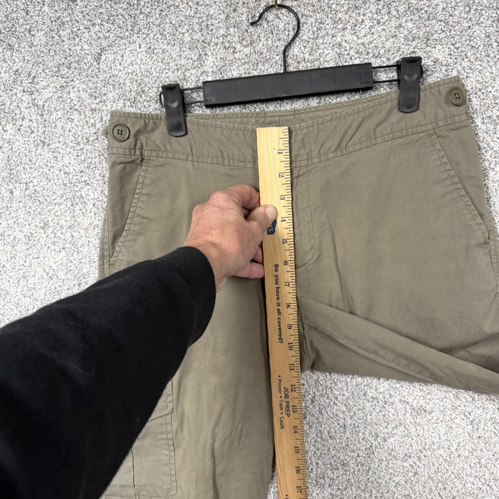Gap GAP Pants 8P Military Green Cargo Twill Straight Leg Utility Hiking Gorpcore Size 30" / US 8 / IT 44 - 5 Thumbnail