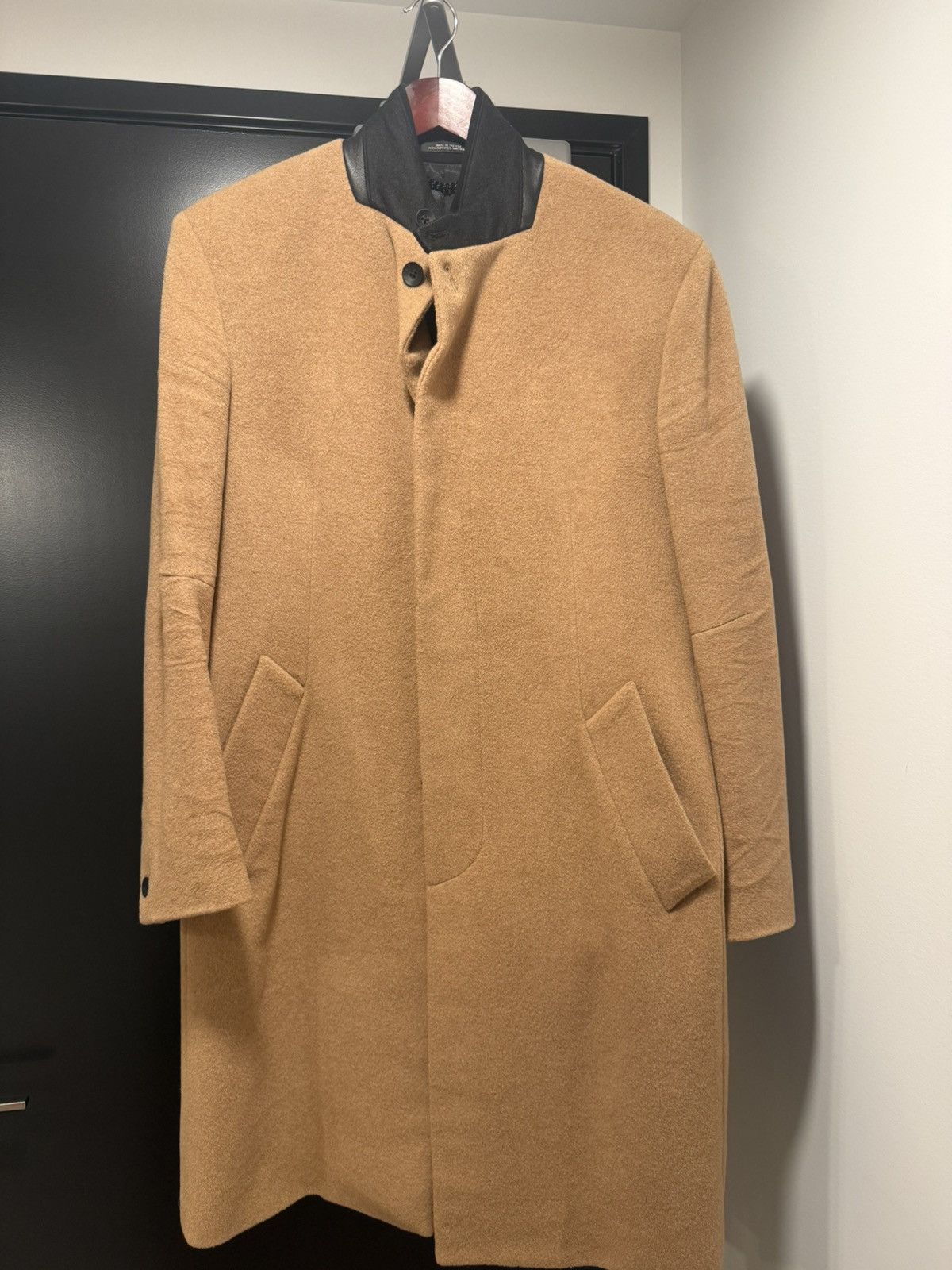 Rag & Bone Rag & Bone Italian Sheep Leather Camel Overcoat Size 42 Size US L / EU 52-54 / 3 - 1 Thumbnail