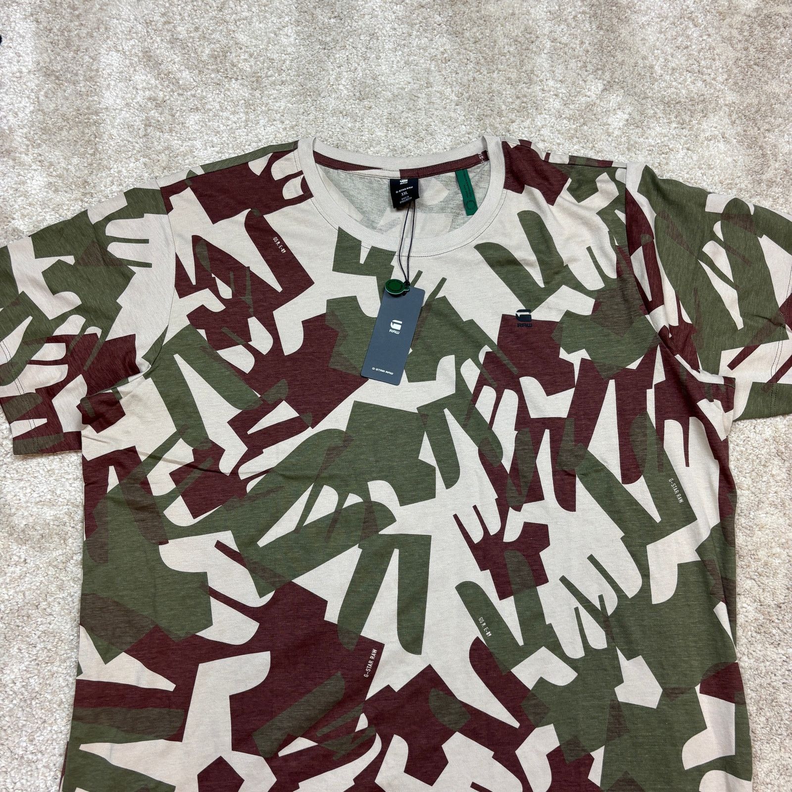 G-Star NWT G Star Raw Camo AO R T Short Sleeve T Shirt Men's 2XL Size US XXL / EU 58 / 5 - 2 Thumbnail