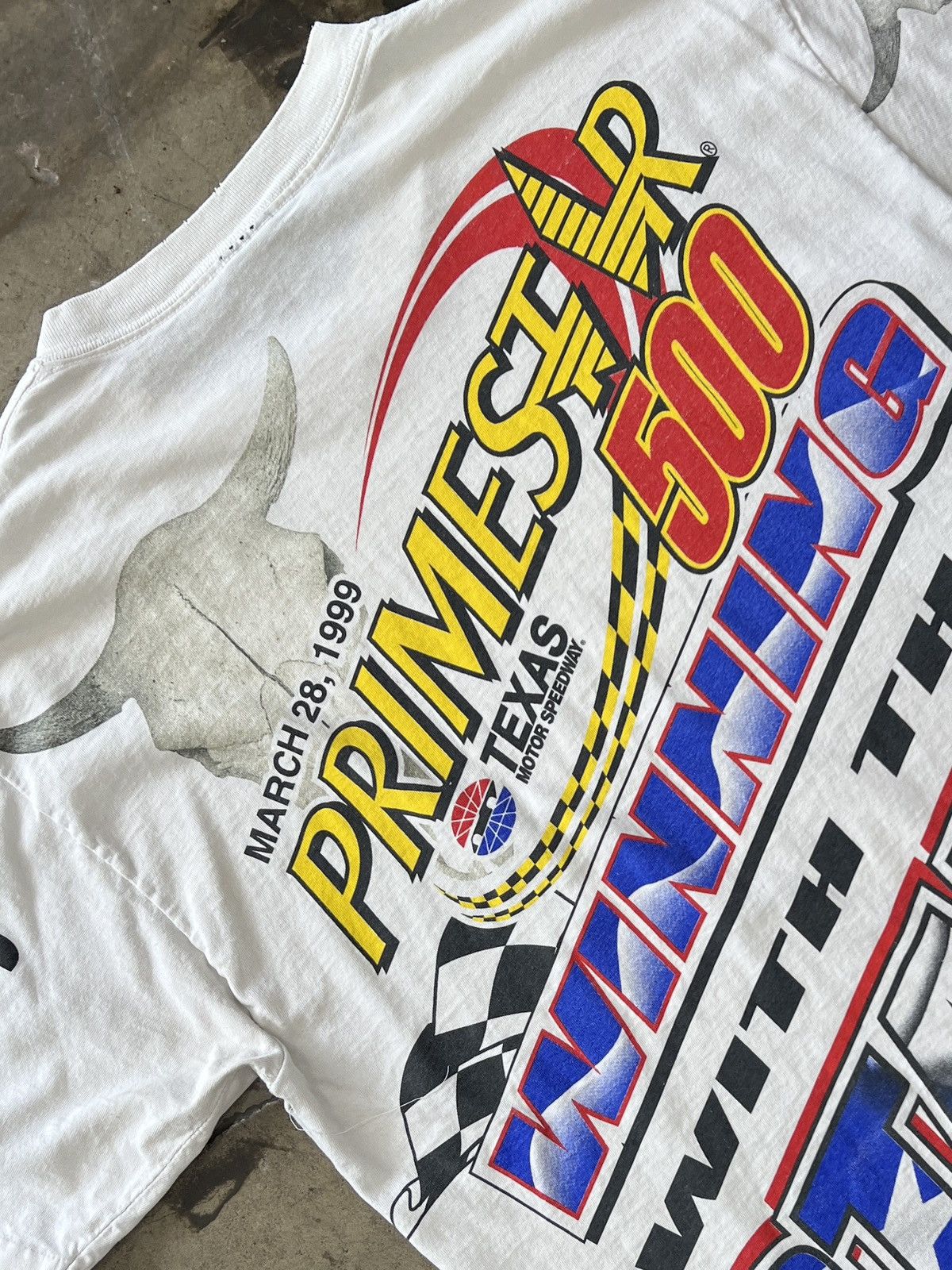 NASCAR Vintage 1999 AOP Texas Motorspeedway Primestar Tee XL Size US XL / EU 56 / 4 - 4 Thumbnail