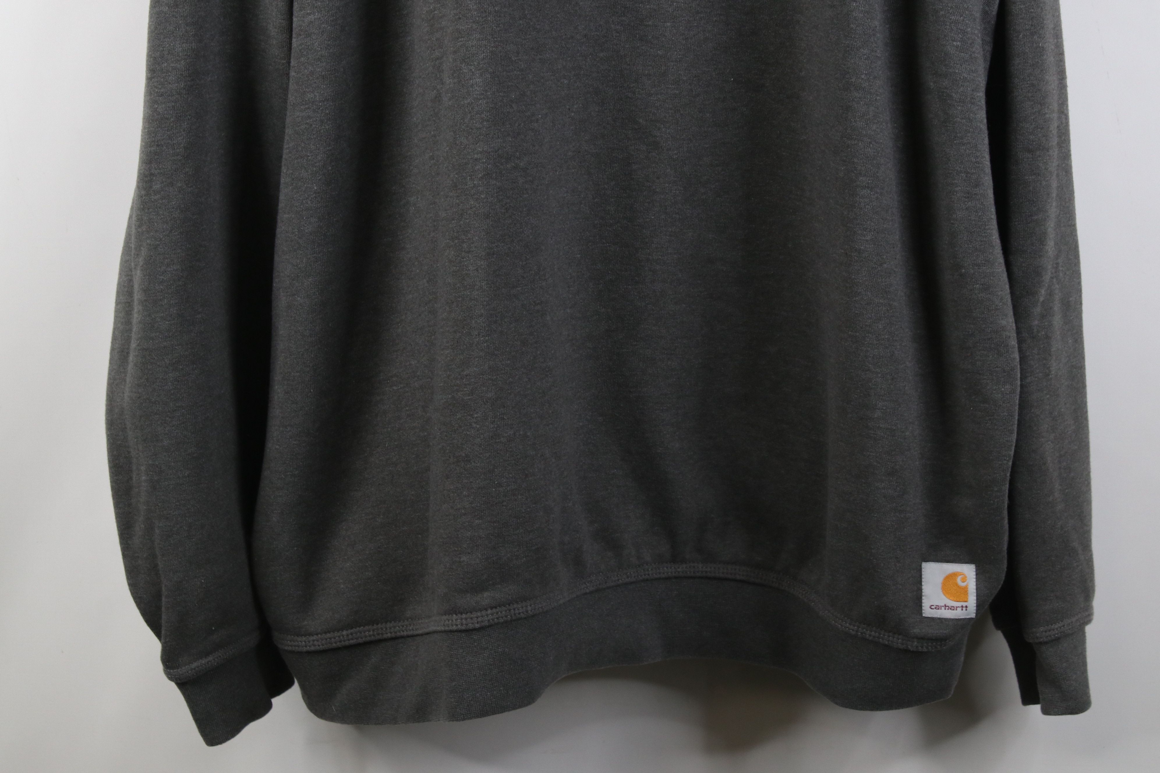 Carhartt Y2K Carhartt Heavyweight Crewneck Sweatshirt Heather Gray Size US XXL / EU 58 / 5 - 3 Thumbnail