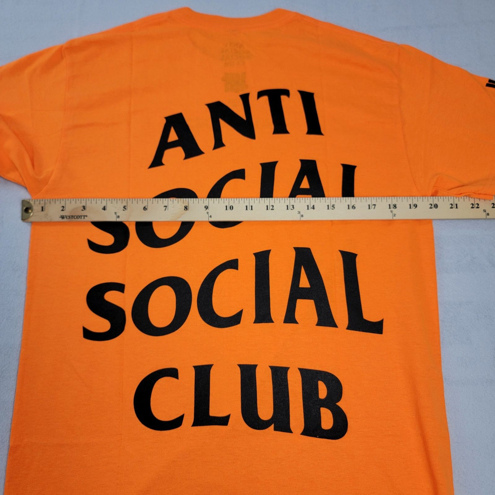 Anti Social Social Club Anti Social Social Club ASSC 'Paranoid' Orange Tee - Size M Size US M / EU 48-50 / 2 - 4 Thumbnail