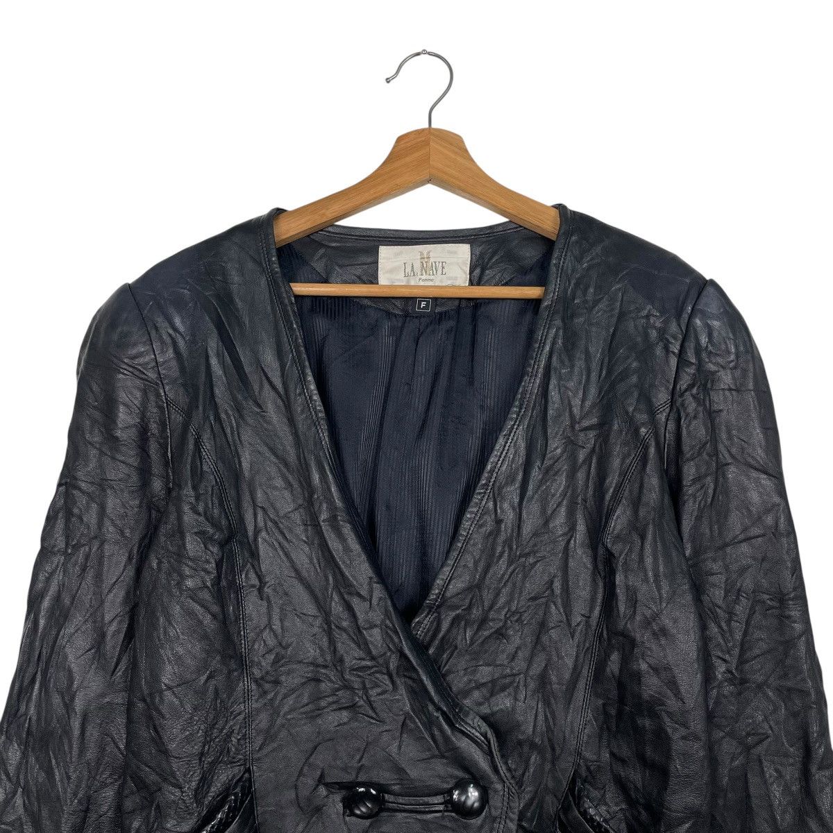 Other La Nave Femme Leather Jacket Size M / US 6-8 / IT 42-44 - 2 Thumbnail