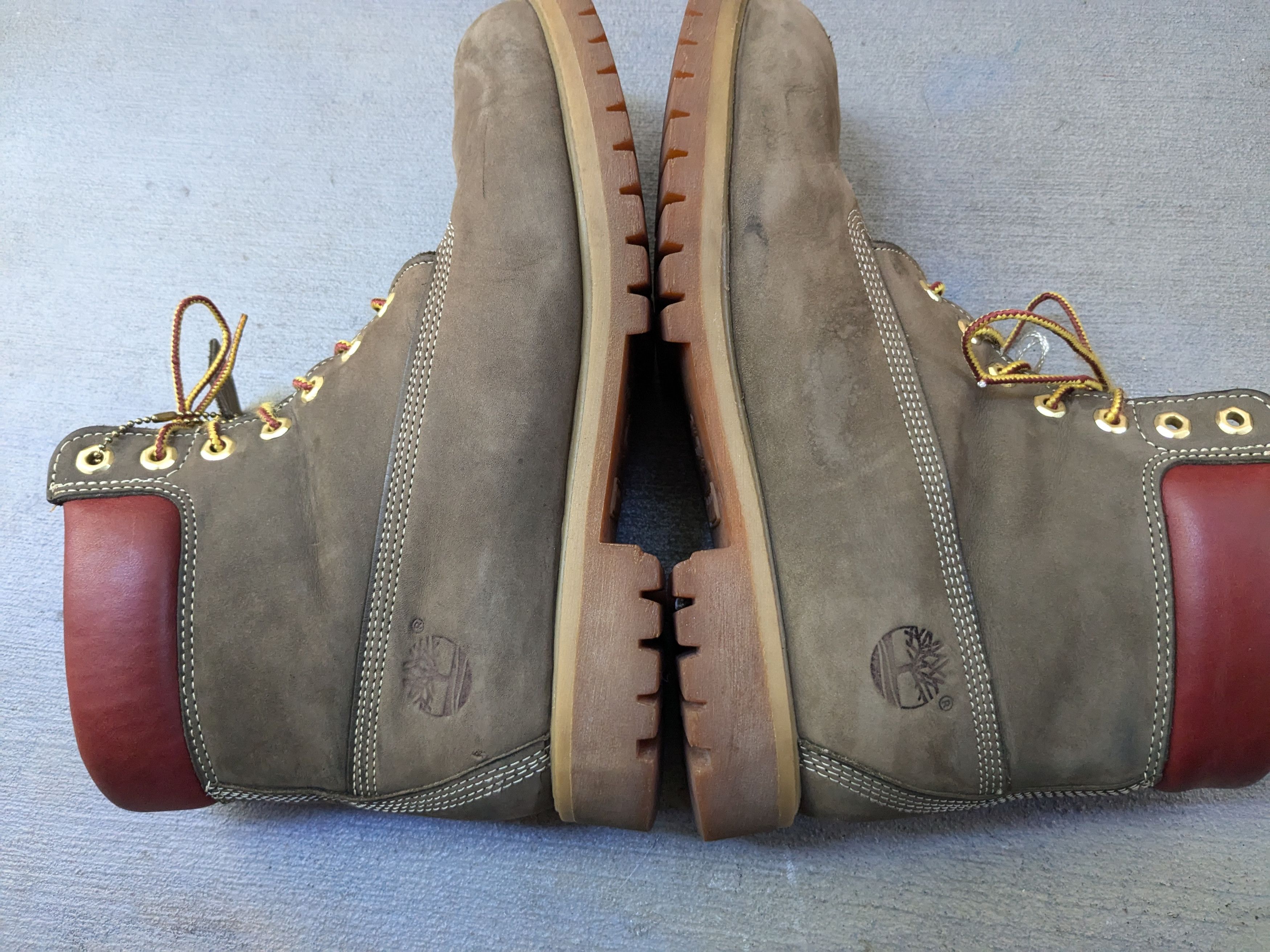 Timberland Timberland Boots Brown 11.5 Suede Leather Wheat Rubber Size US 11.5 / EU 44-45 - 13 Thumbnail