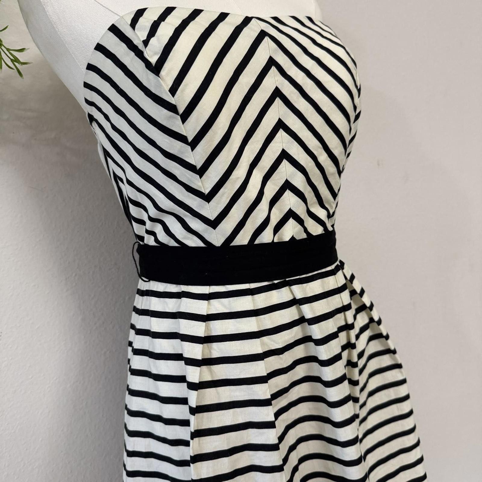 Designer Trixxi Striped Goth Y2k Dress Size 9 Size L / US 10 / IT 46 - 3 Thumbnail