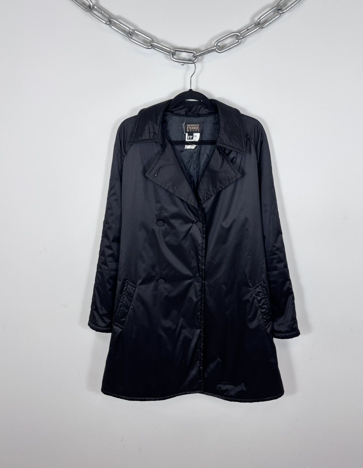 Gianfranco Ferre Vintage Gianfranco Ferre Women’s Double Breasted Trench Coat Size M / US 6-8 / IT 42-44 - 1 Thumbnail
