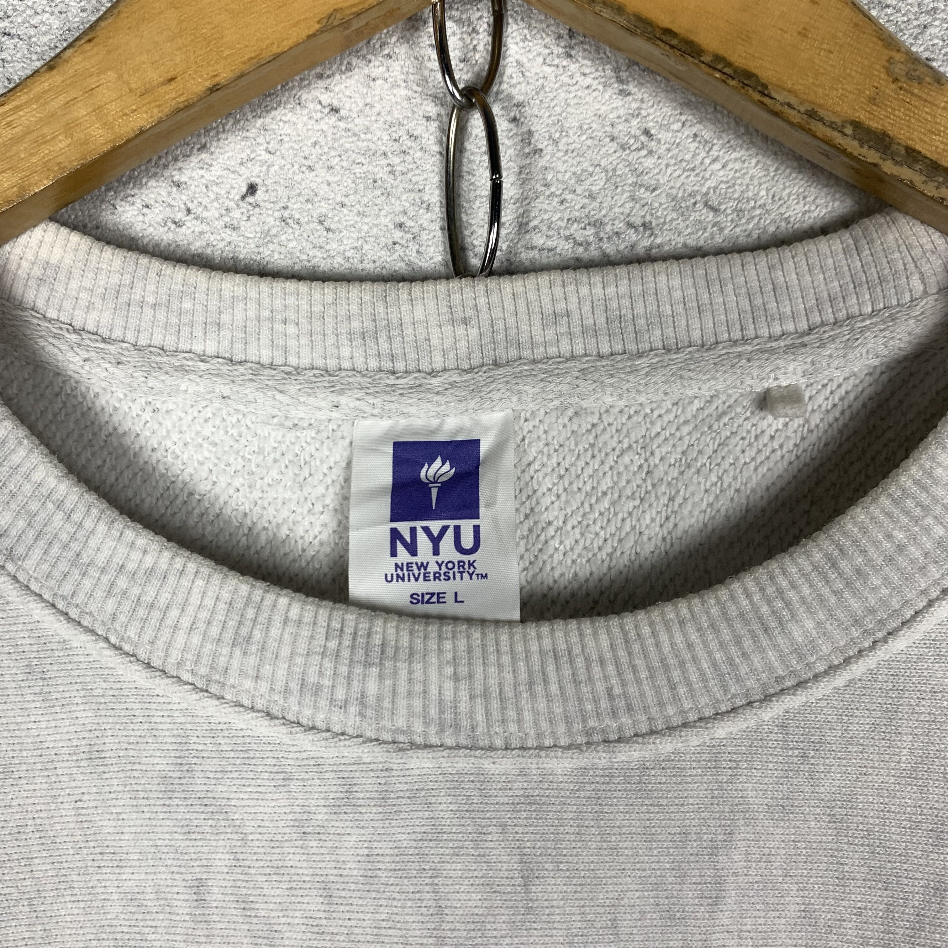 Japanese Brand NYU New York University Sweatshirt Crewneck Size US L / EU 52-54 / 3 - 4 Thumbnail
