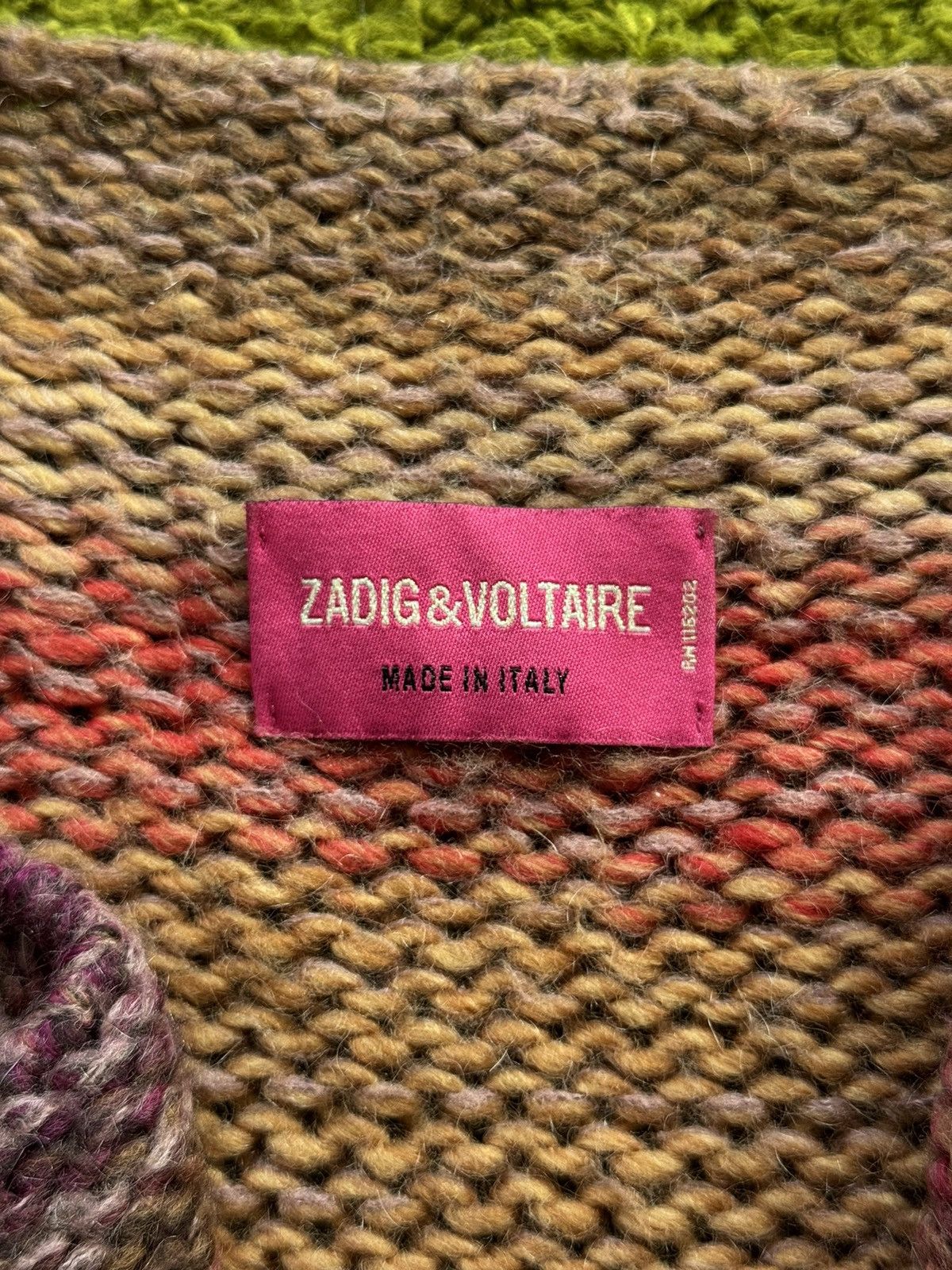 Zadig & Voltaire Zadig & Voltaire coloured wool mohair blend cardigan sweater Size S / US 4 / IT 40 - 3 Thumbnail
