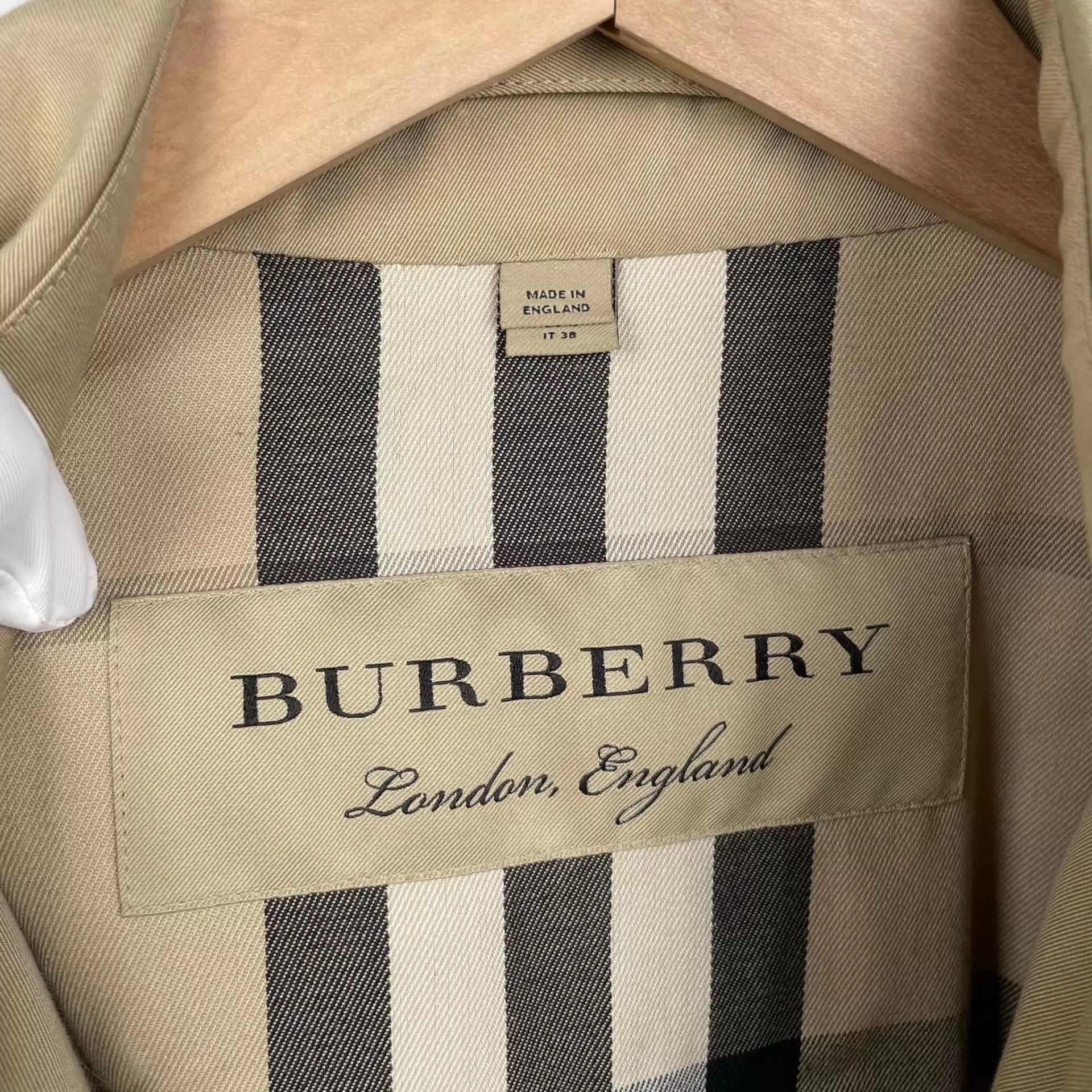 Burberry Burberry Khaki Double-Breasted Belted Long TrenchCoat 38 Size XS / US 0-2 / IT 36-38 - 5 Thumbnail
