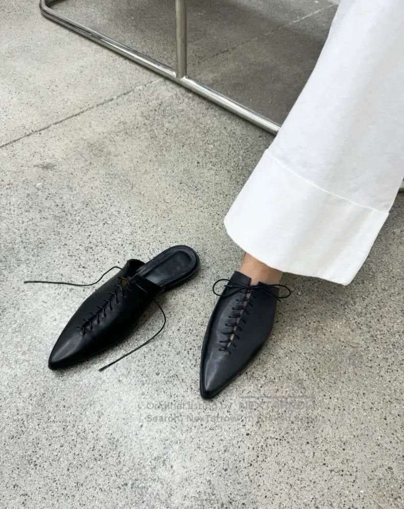 Ann Demeulemeester Ann Demeulemeester 37 black strappy slippers Size US 6.5 / IT 36.5 - 1 Thumbnail