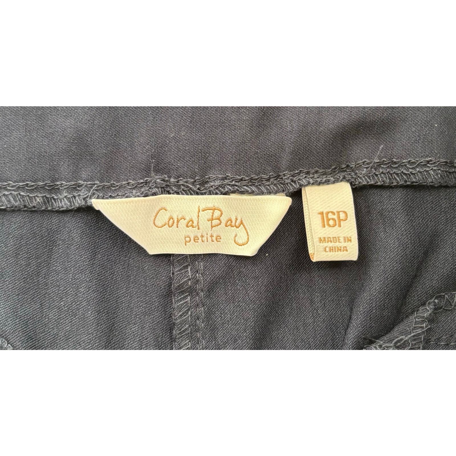 Other Coral Bay Blue Tummy Control Capri Pants 16P Size 38" / US 16 / IT 52 - 5 Thumbnail