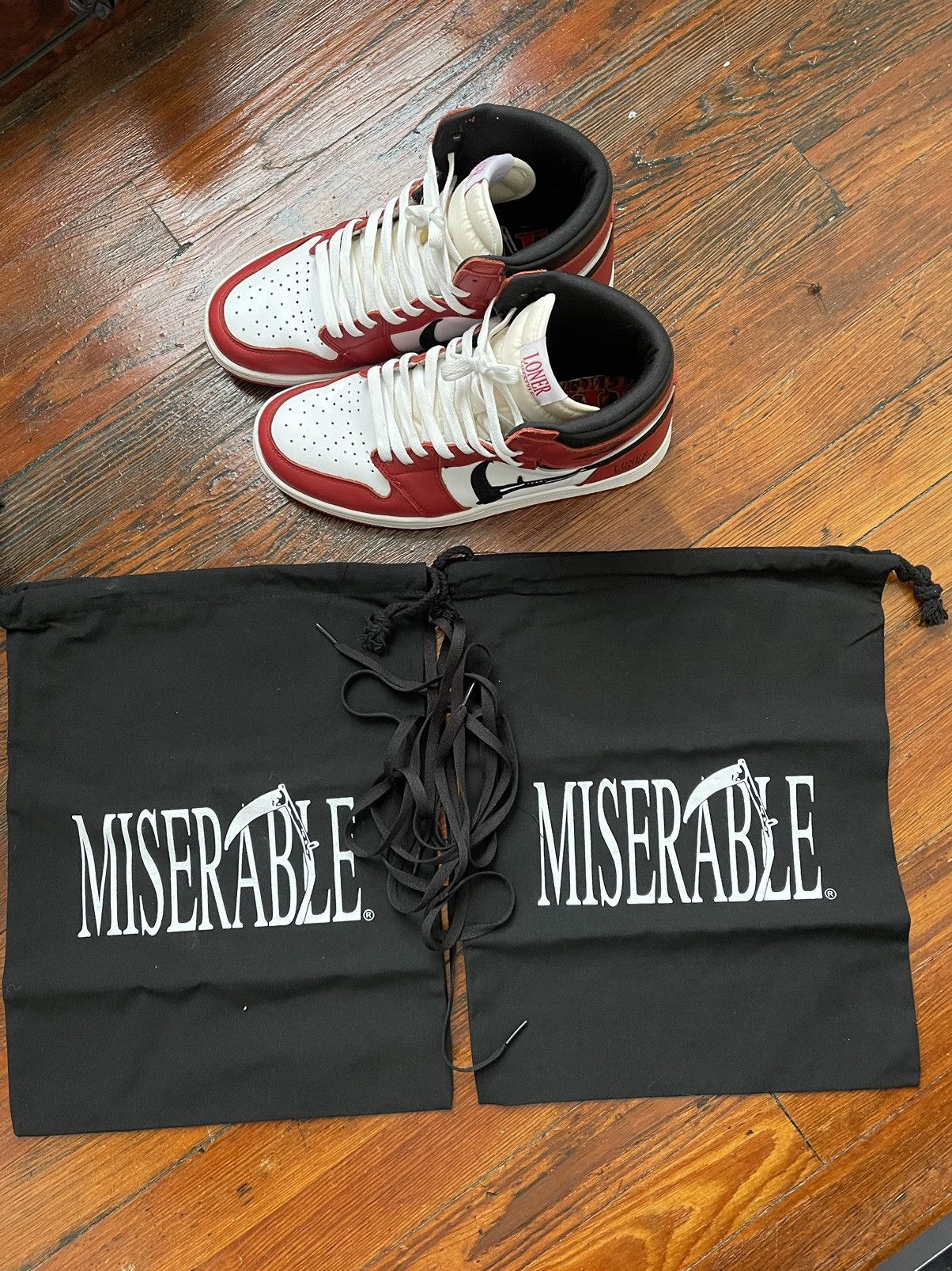 Other Represent Miserable Custom Chicago 1’s Size US 8.5 / EU 41-42 - 6 Thumbnail