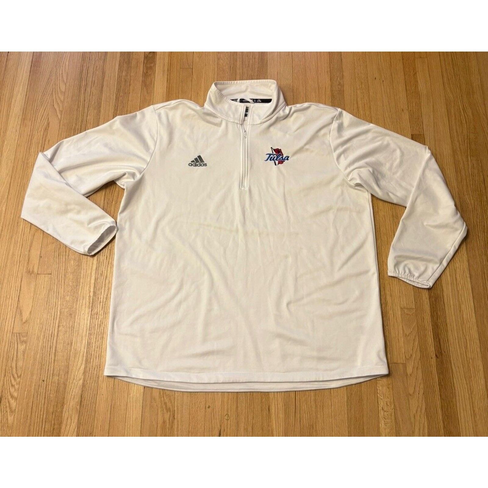 Adidas Adidas Tulsa Golden Hurricanes NCAA Mens Size 2XLT 1/4 Zip Size US XXL / EU 58 / 5 - 2 Thumbnail