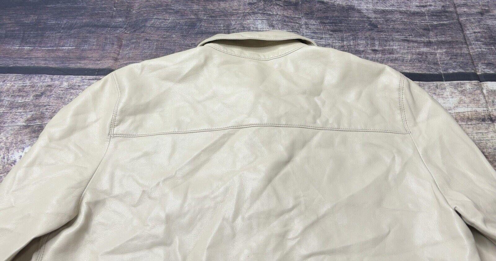 Agolde Agolde Jacket Womens Small USA Made Calla Vegan Leather Snap Size S / US 4 / IT 40 - 6 Thumbnail