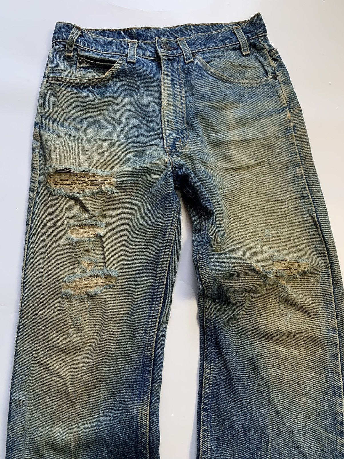 Levi's Vintage Clothing levis 517 vintage 80s blue jeans wash pant Size US 31 - 4 Thumbnail