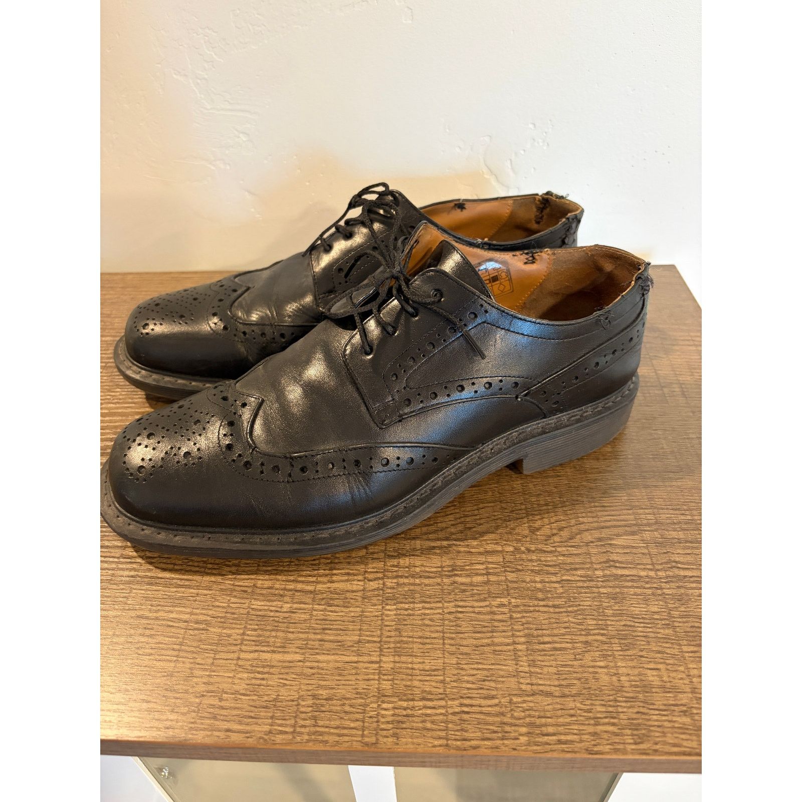 Dr. Martens VTG Dr Martens Leather Wingtip Brogue Oxford Shoes Mens US 8 Size US 8 / EU 41 - 2 Thumbnail