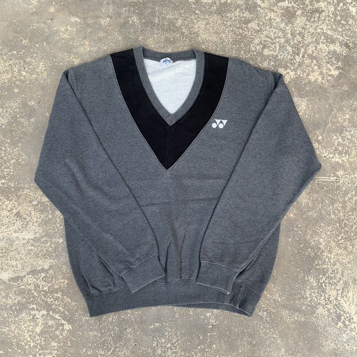 Japanese Brand × Vintage Vintage 90s Yonex Vneck Sweater Size US M / EU 48-50 / 2 - 1 Thumbnail