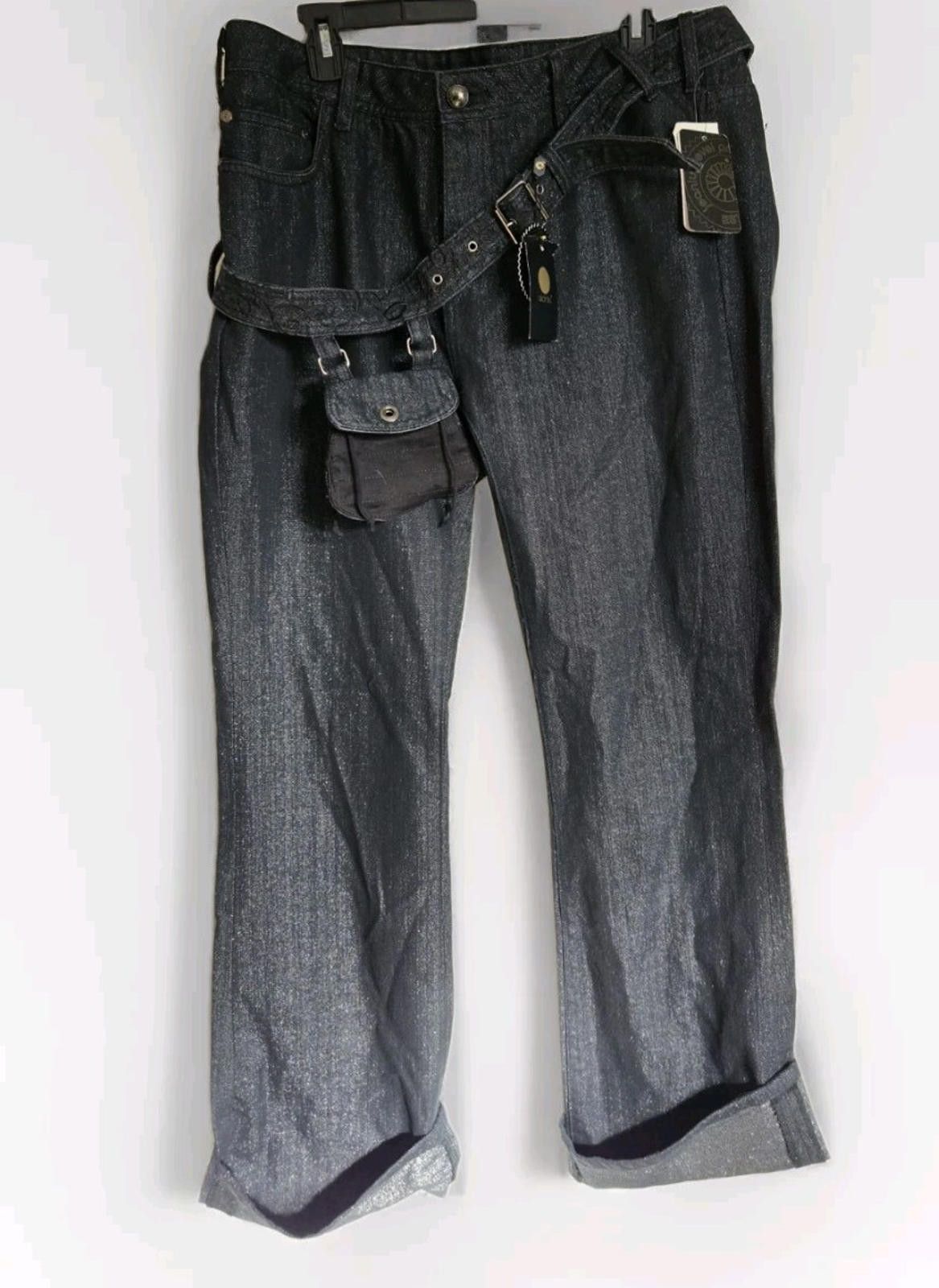 Other AKMDKS Jeanius Level Jeans 38 Gemini Belt Round The Way Fit Size 38" / US 16 / IT 52 - 1 Thumbnail