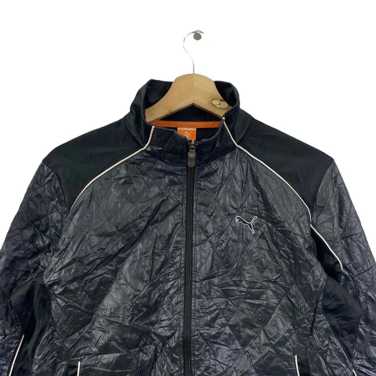 Puma Vtg PUMA SOCCER FOOTBALL Jacket Windbreaker Size L / US 10 / IT 46 - 3 Thumbnail