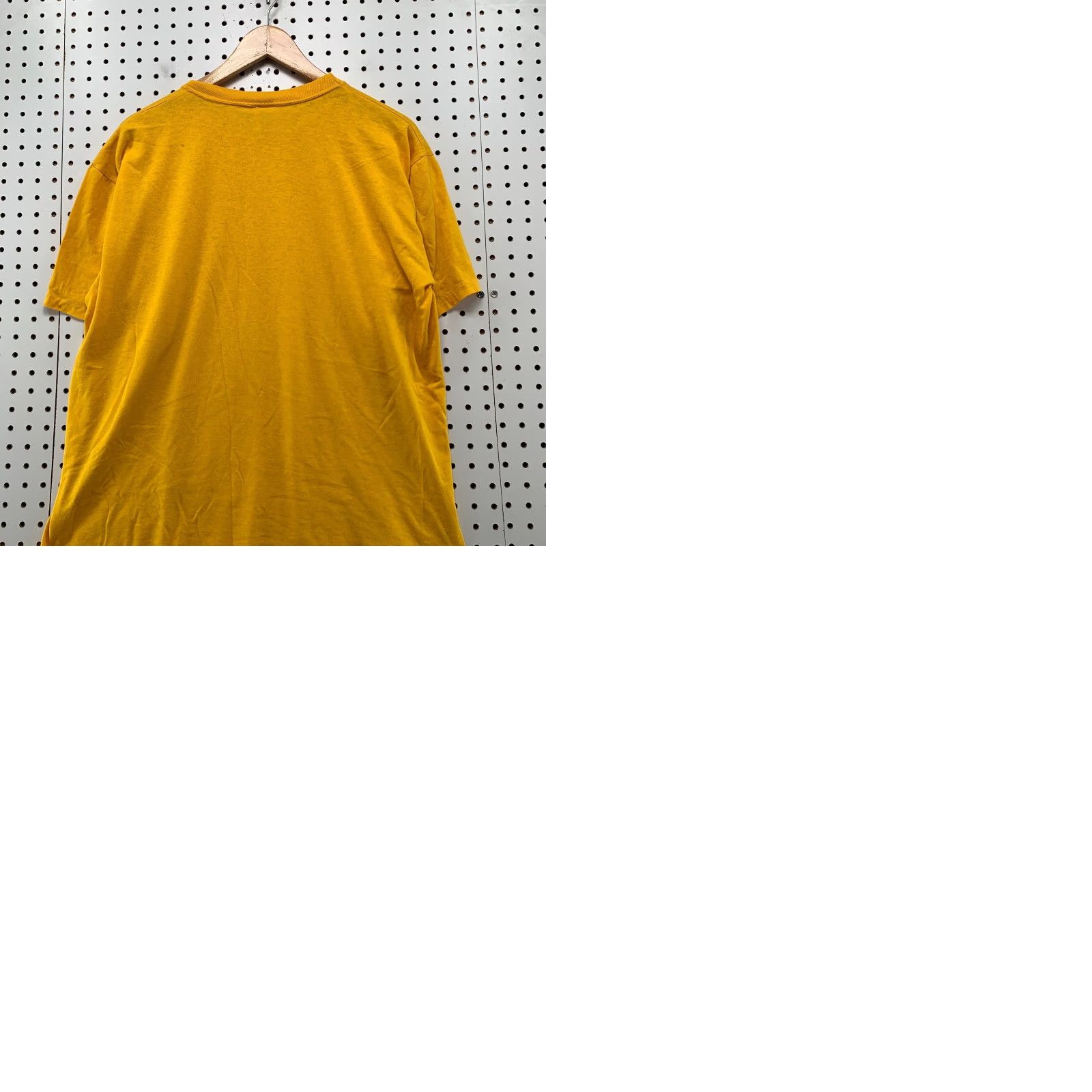 Jerzees VINTAGE Jerzees Yellow Shirt Mens M T-Shirt 80s Bar Association Single Stitch Cotton Crew Neck Short Sleeve Size US M / EU 48-50 / 2 - 9 Thumbnail