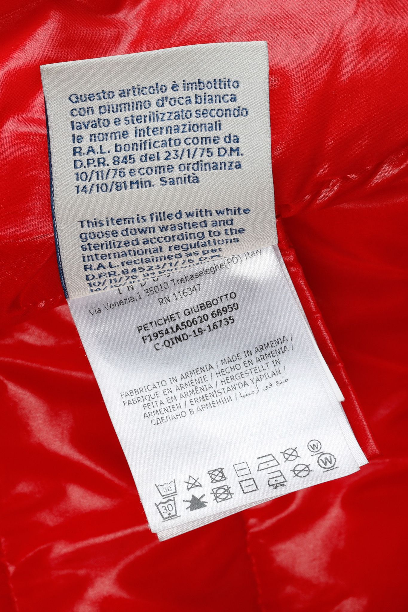 Moncler Moncler Petichet Red Stripe Bomber Down-Fill Puffer Jacket Size XS / US 0-2 / IT 36-38 - 12 Thumbnail