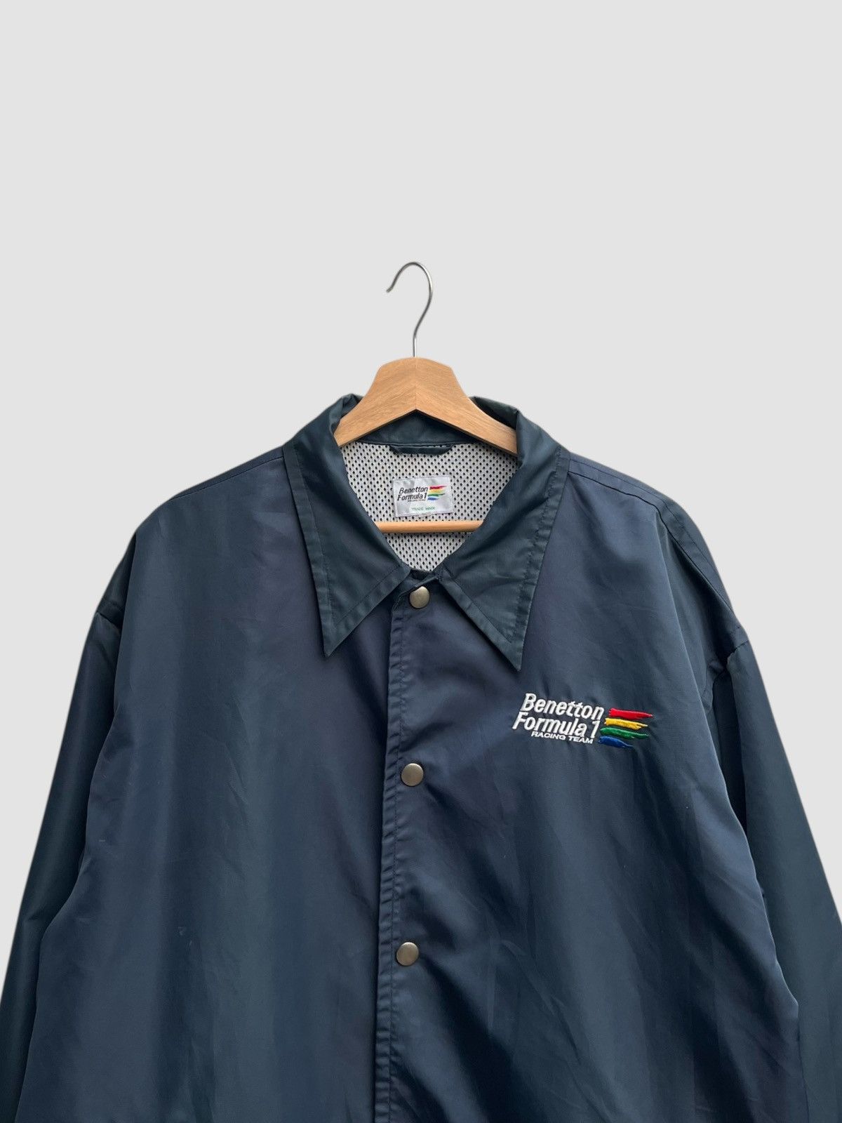 Benetton Vintage Benetton Formula 1 Coach Jacket Size US L / EU 52-54 / 3 - 6 Thumbnail