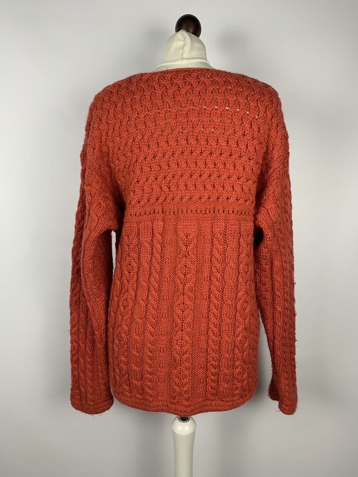 Carraig Donn Irish Carraig Donn Cable Knit Merino Wool Sweater Fisherma Size L / US 10 / IT 46 - 5 Thumbnail