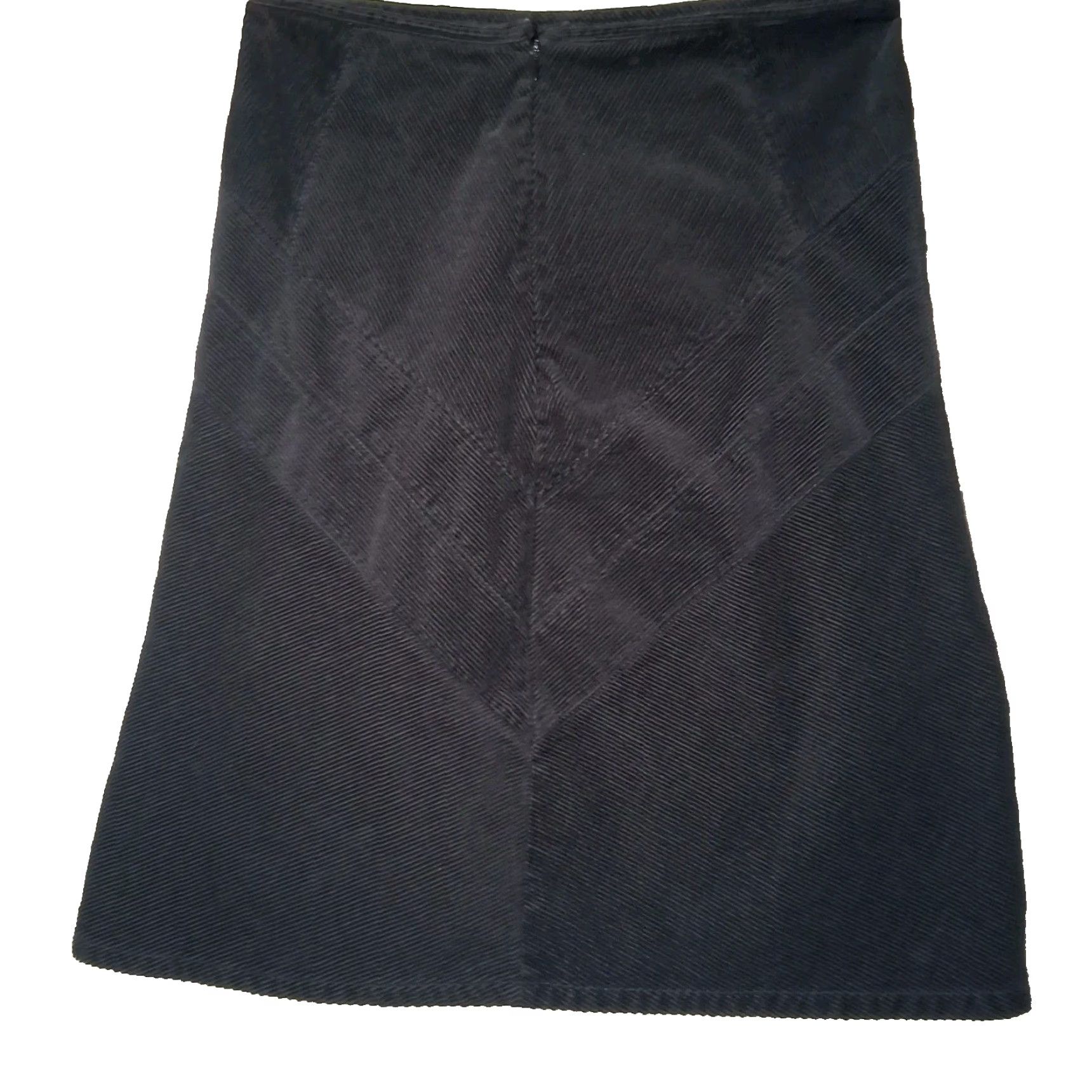 Vintage Woolrich Skirt Corduroy Midi A-Line 14 Women Black Zip Woolrich Size 36" / US 14 / IT 50 - 2 Thumbnail