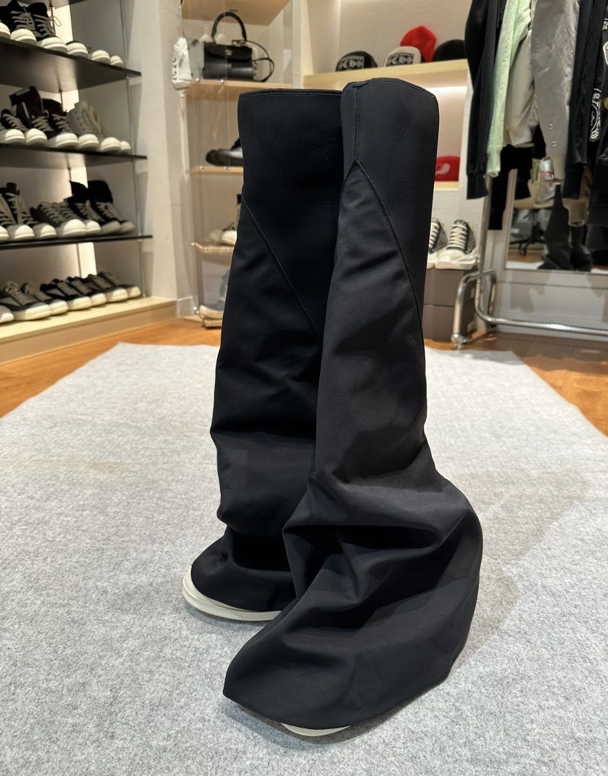 Rick Owens Rick Owens DRKSHDW Cargo Boots / Elephant Leg Boots Size US 7.5 / EU 40-41 - 2 Thumbnail