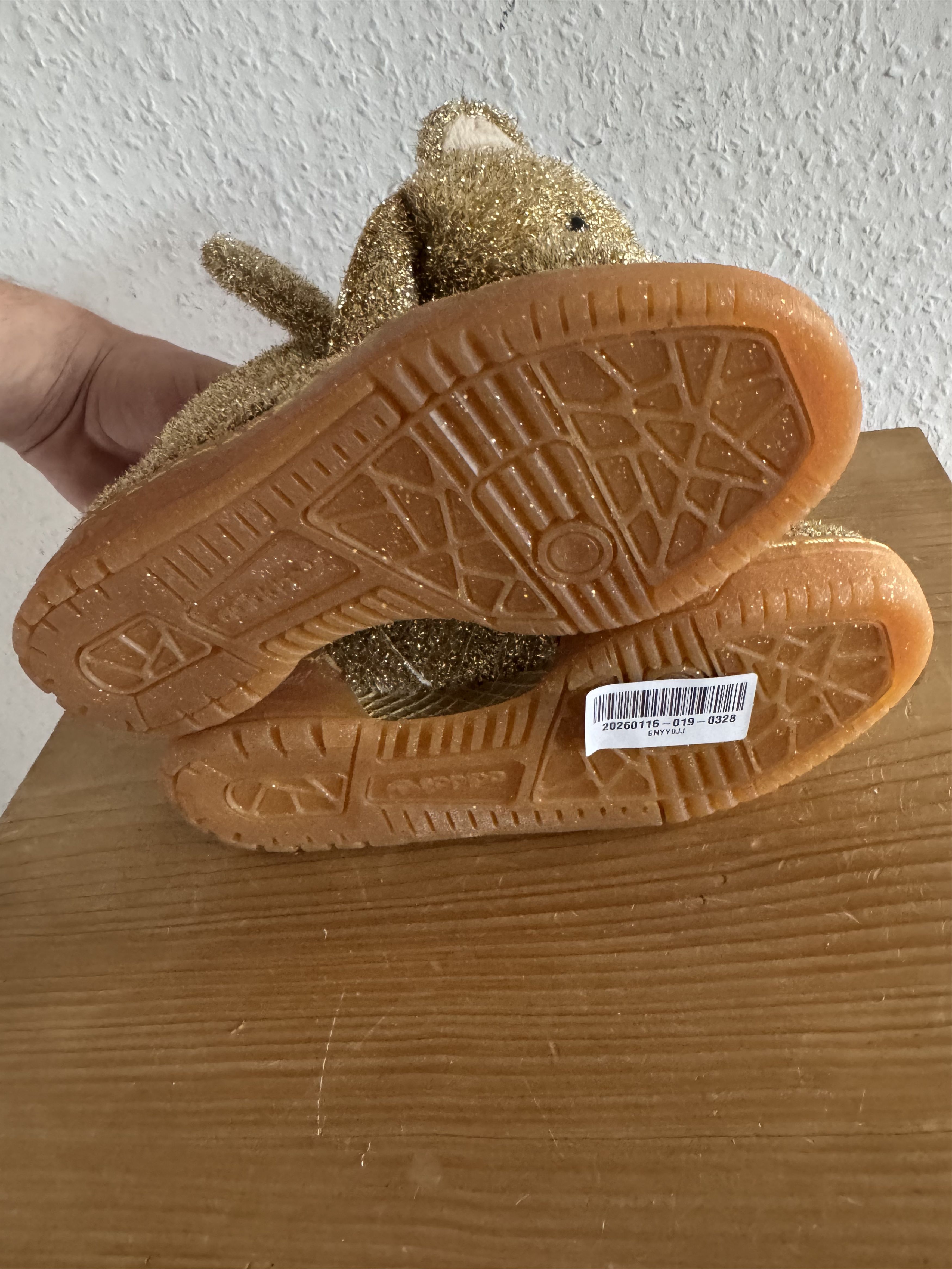 Adidas × Jeremy Scott Gold Teddy Bear Sneakers Size US 5.5 / IT 35.5 - 15 Thumbnail