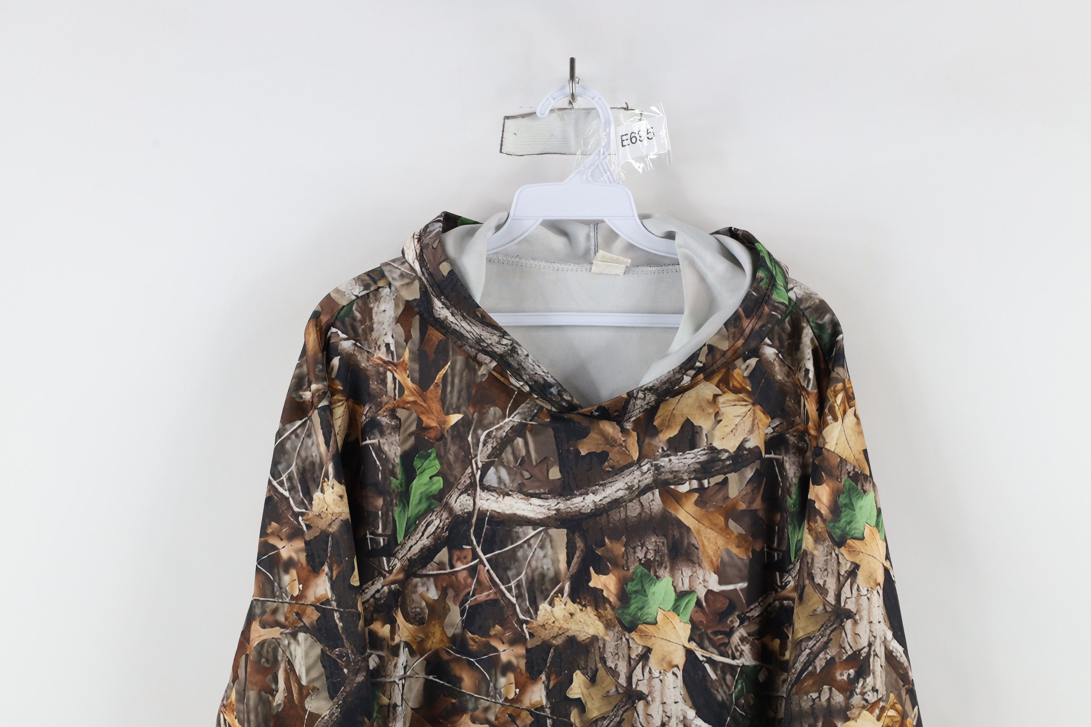 Vintage Vintage Y2K Streetwear Camouflage Knit Hoodie Sweatshirt Size US L / EU 52-54 / 3 - 2 Thumbnail